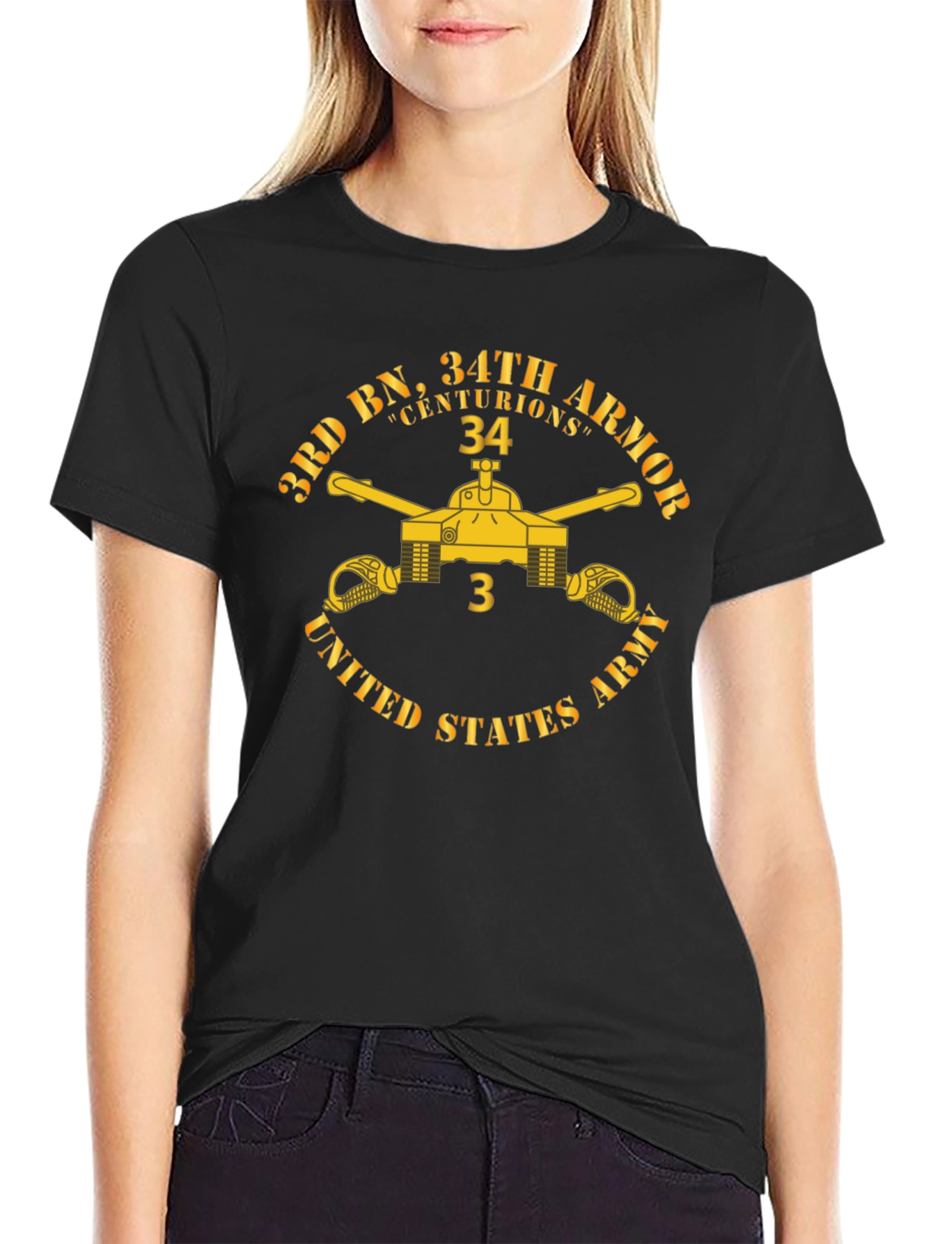 3rd BN 34th Armor Centurions US Army T-Shirt