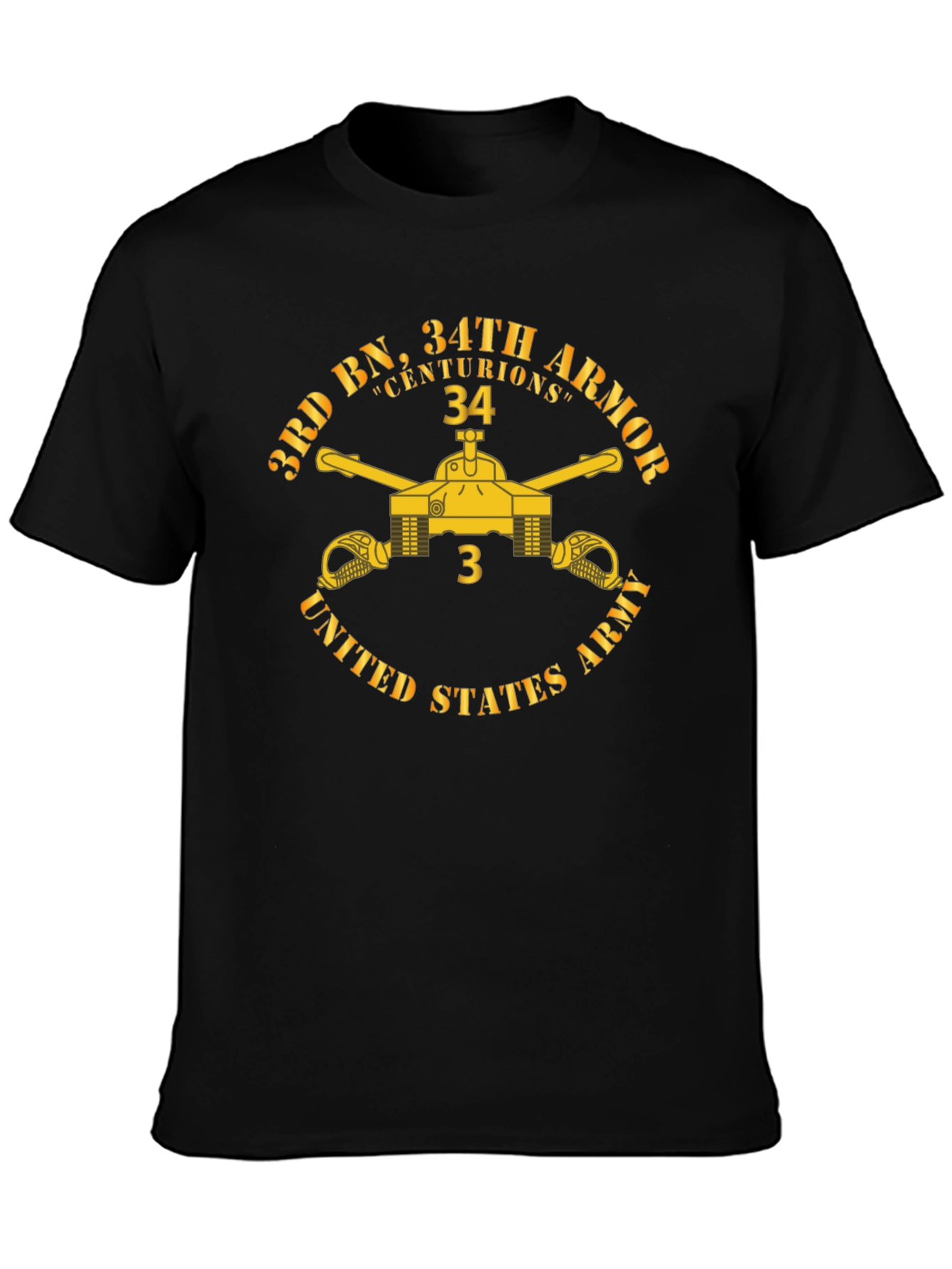 3rd BN 34th Armor Centurions US Army T-Shirt