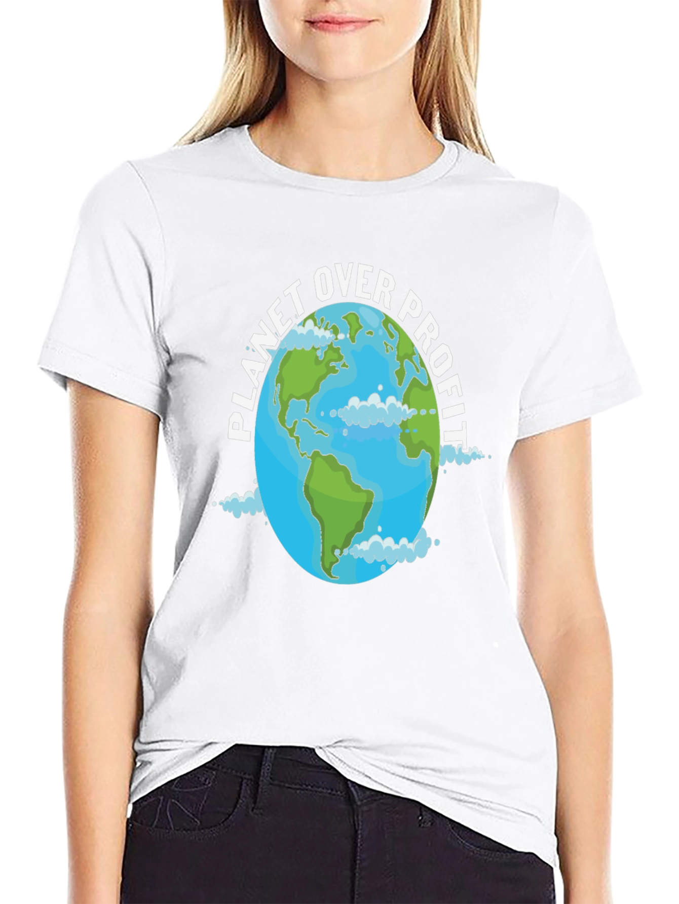 Planet Over Profit Graphic Tee