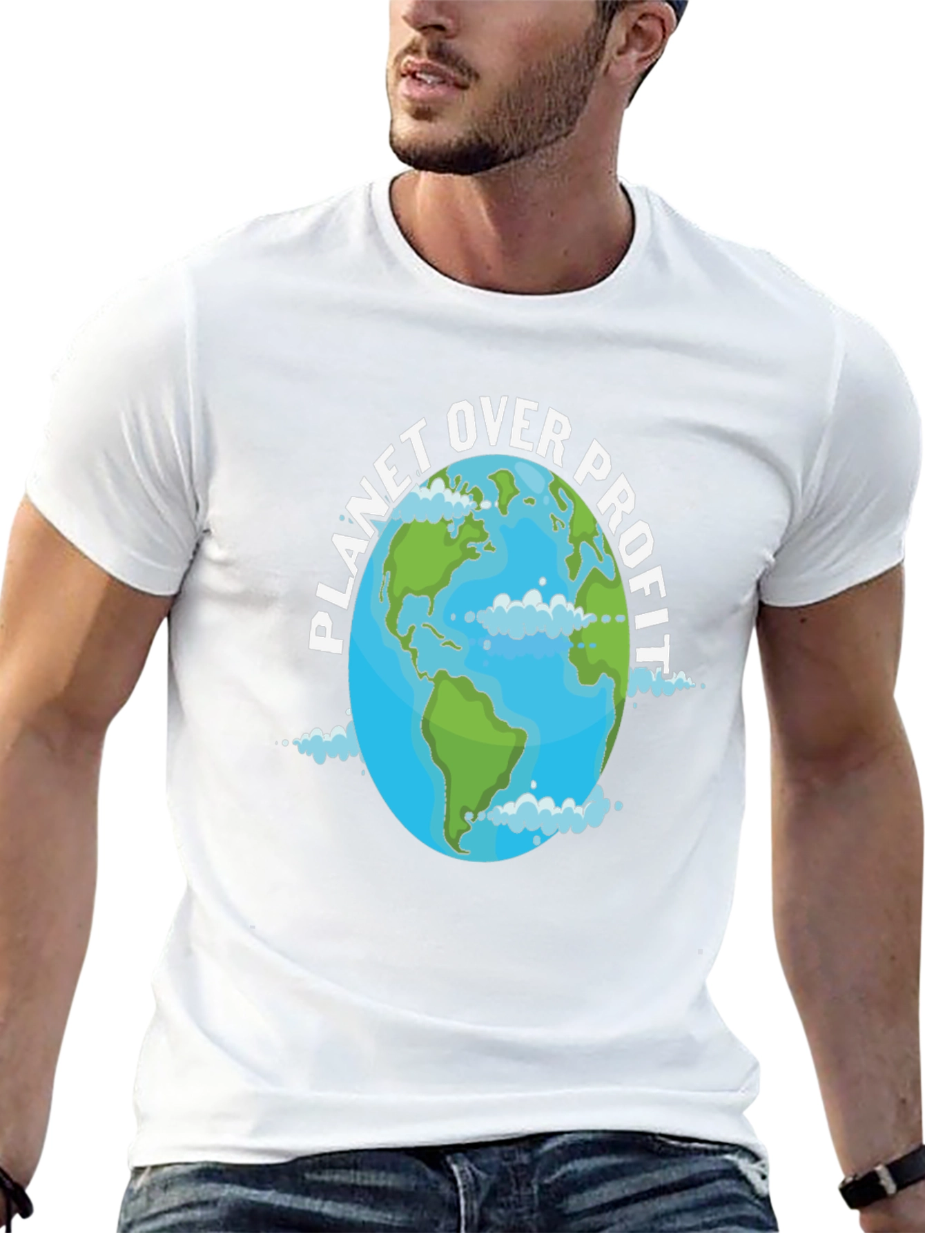 Planet Over Profit Graphic Tee