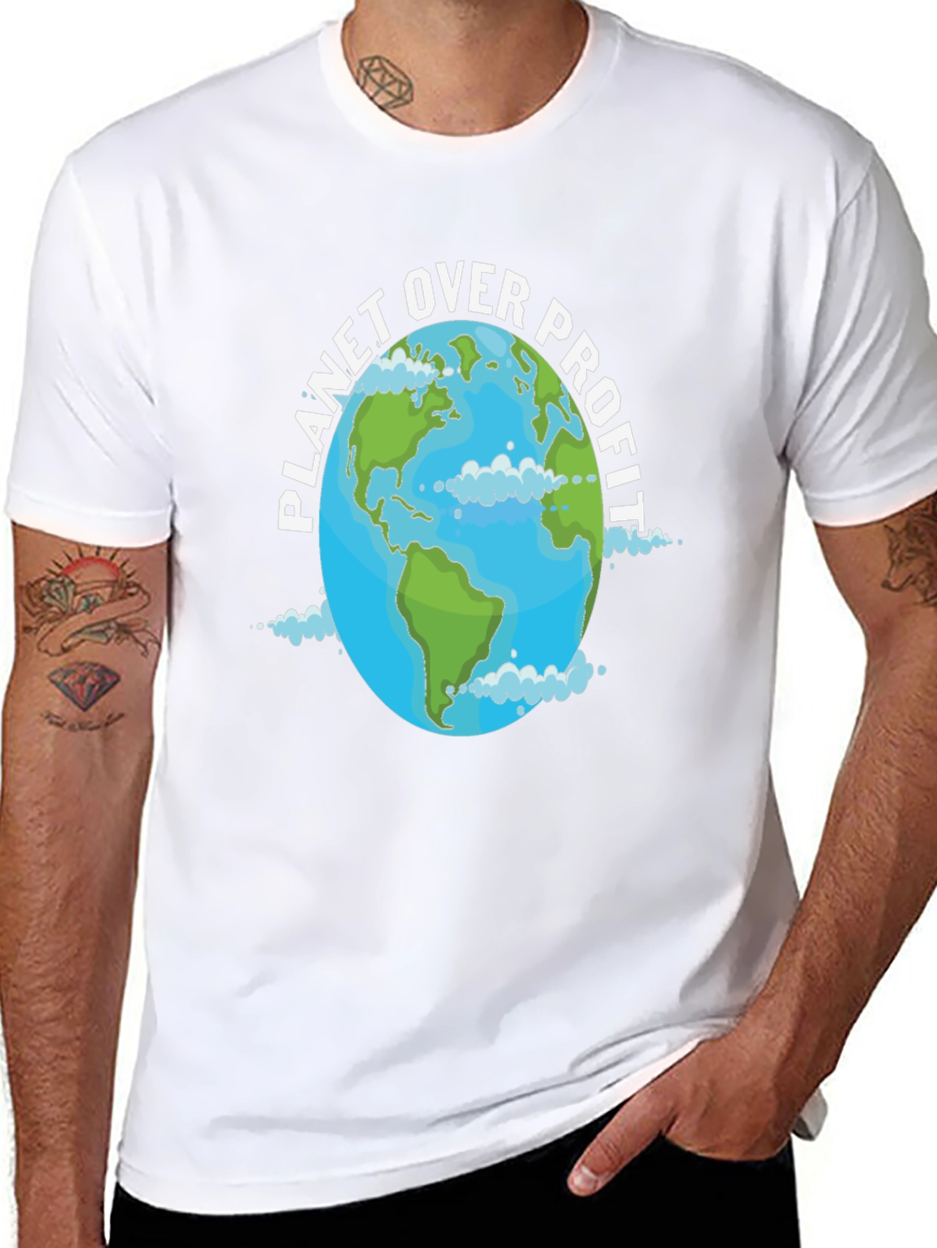 Planet Over Profit Graphic Tee