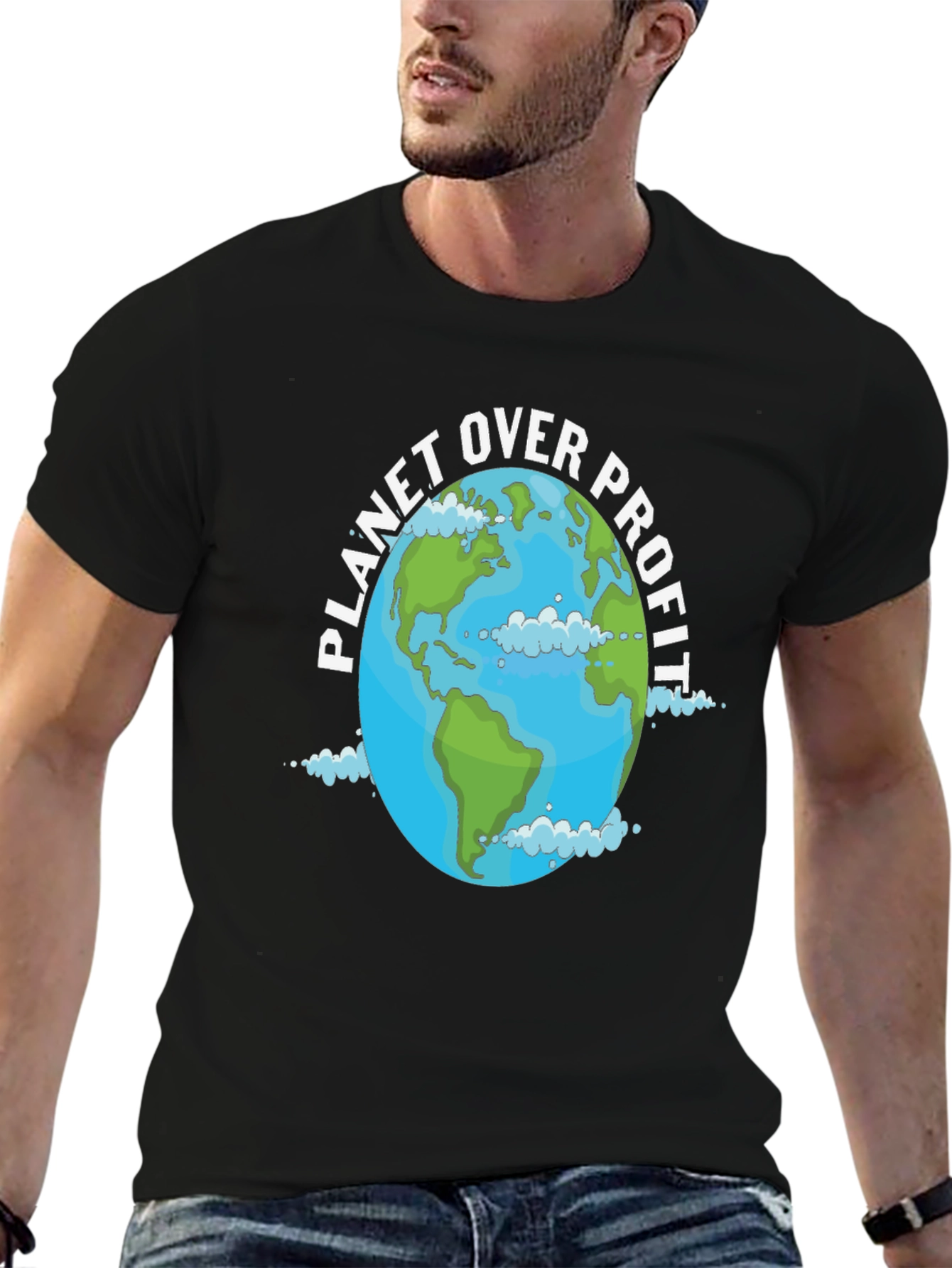 Planet Over Profit Graphic Tee
