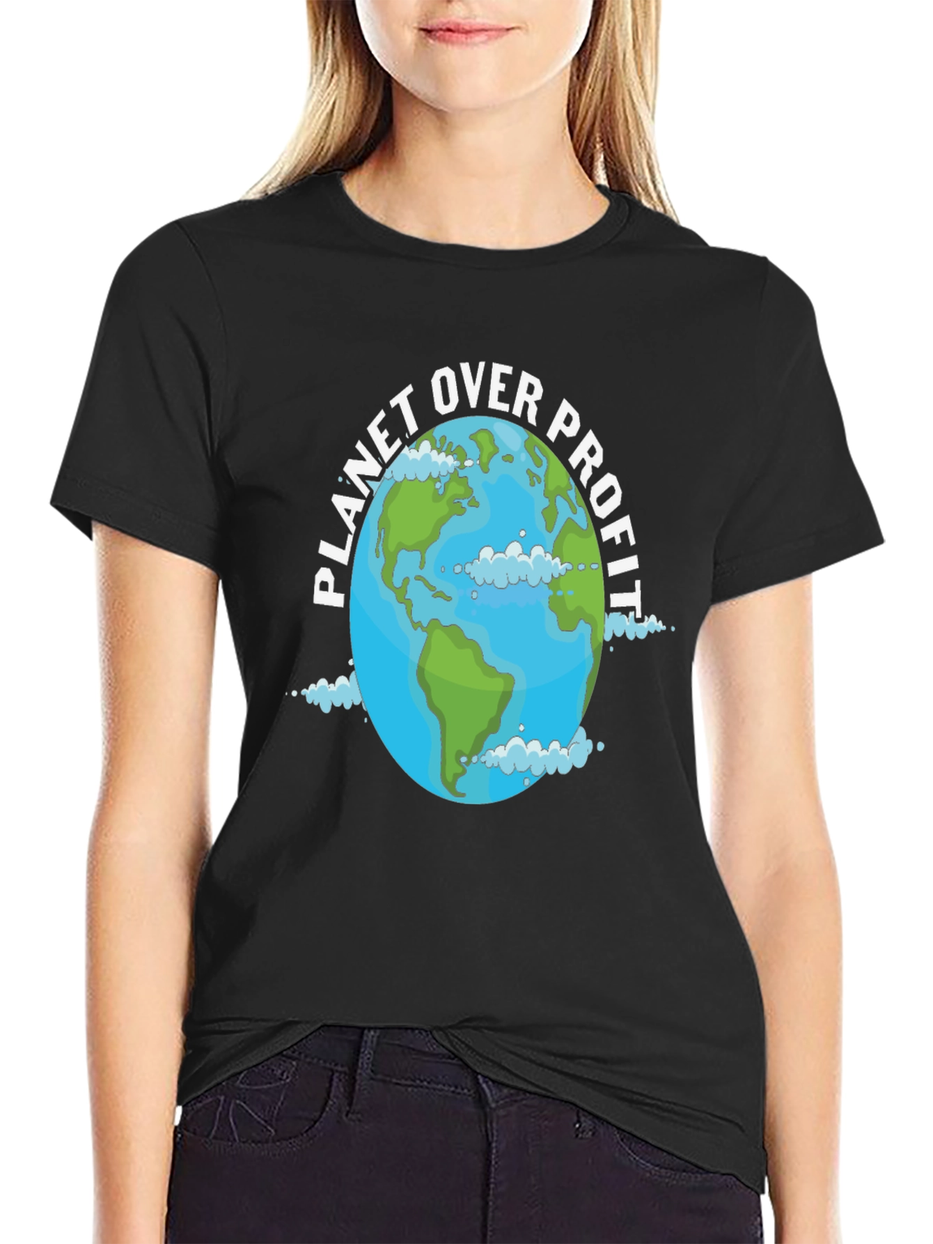 Planet Over Profit Graphic Tee