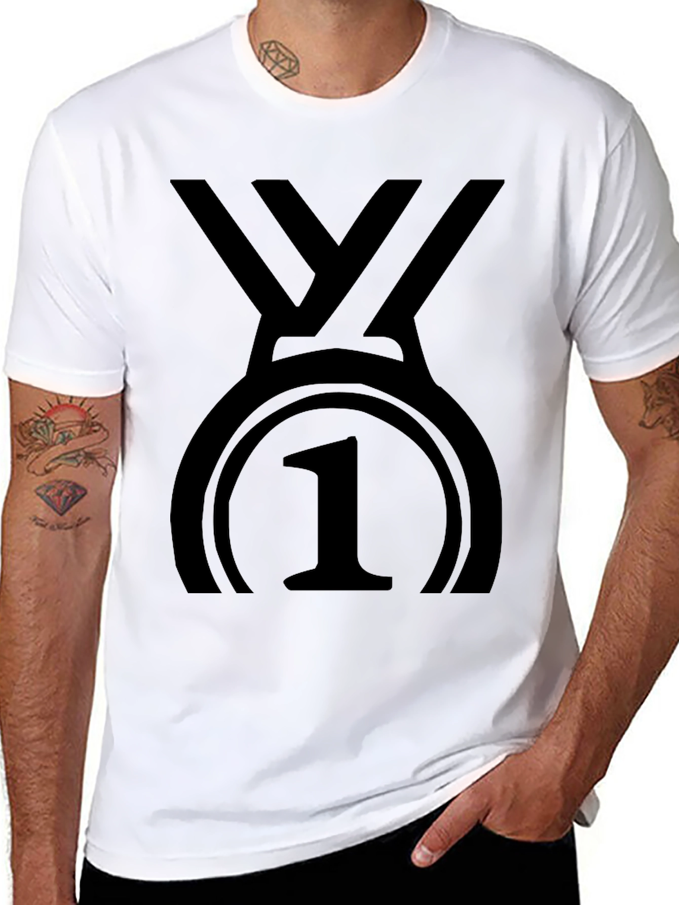 Champion T-Shirt - Number One Design