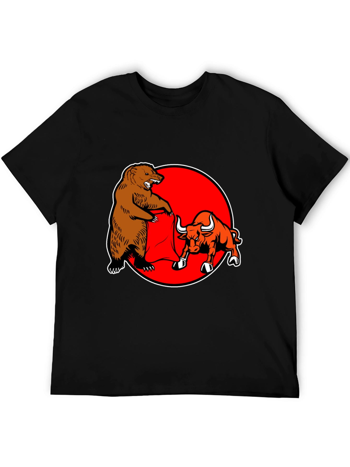 Bull and Bear Fight T-Shirt