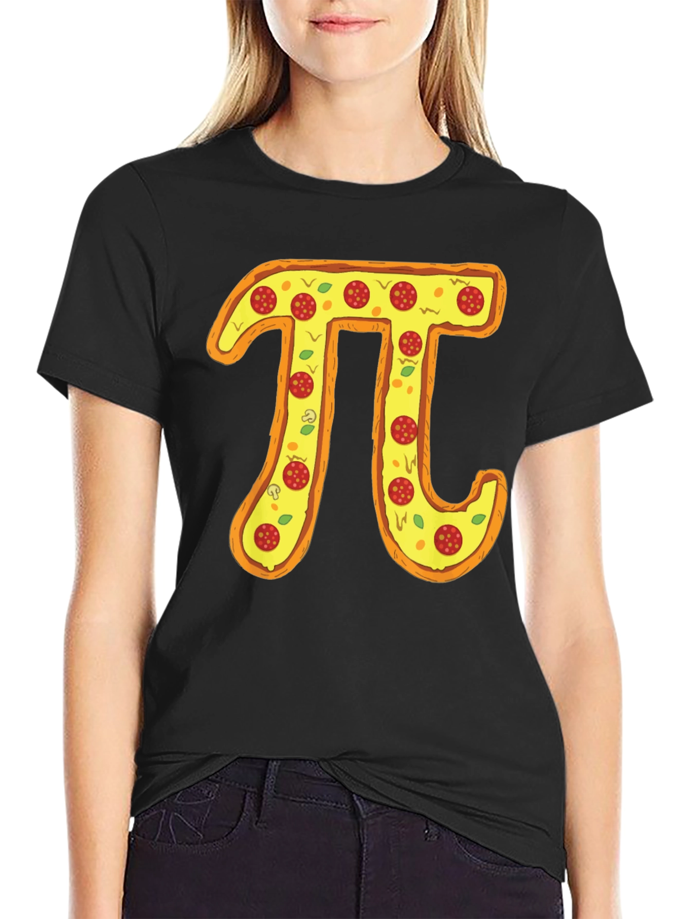 Pizza Pi Graphic Tee - Funny Math Pun Shirt