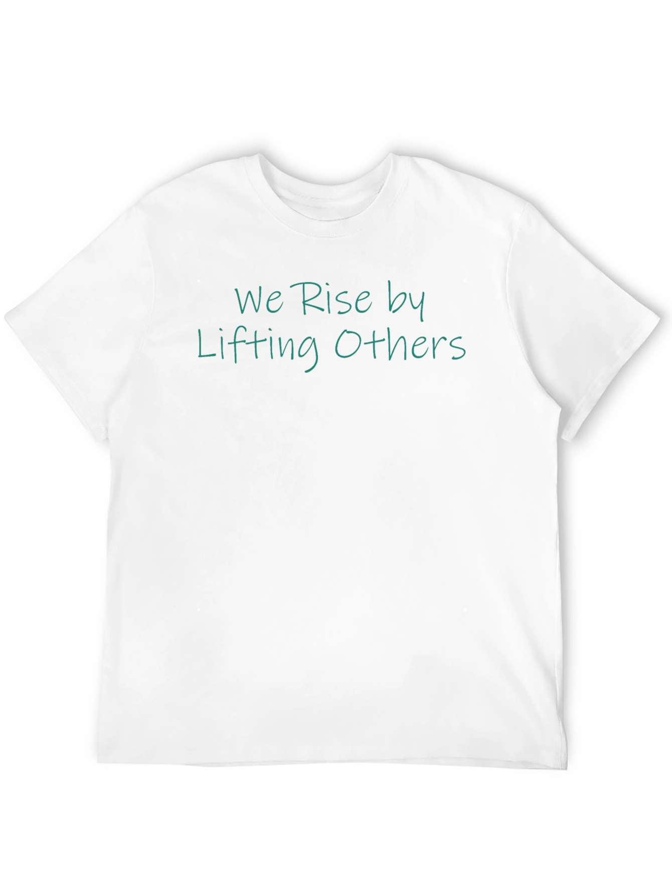 Inspirational We Rise Black T-Shirt