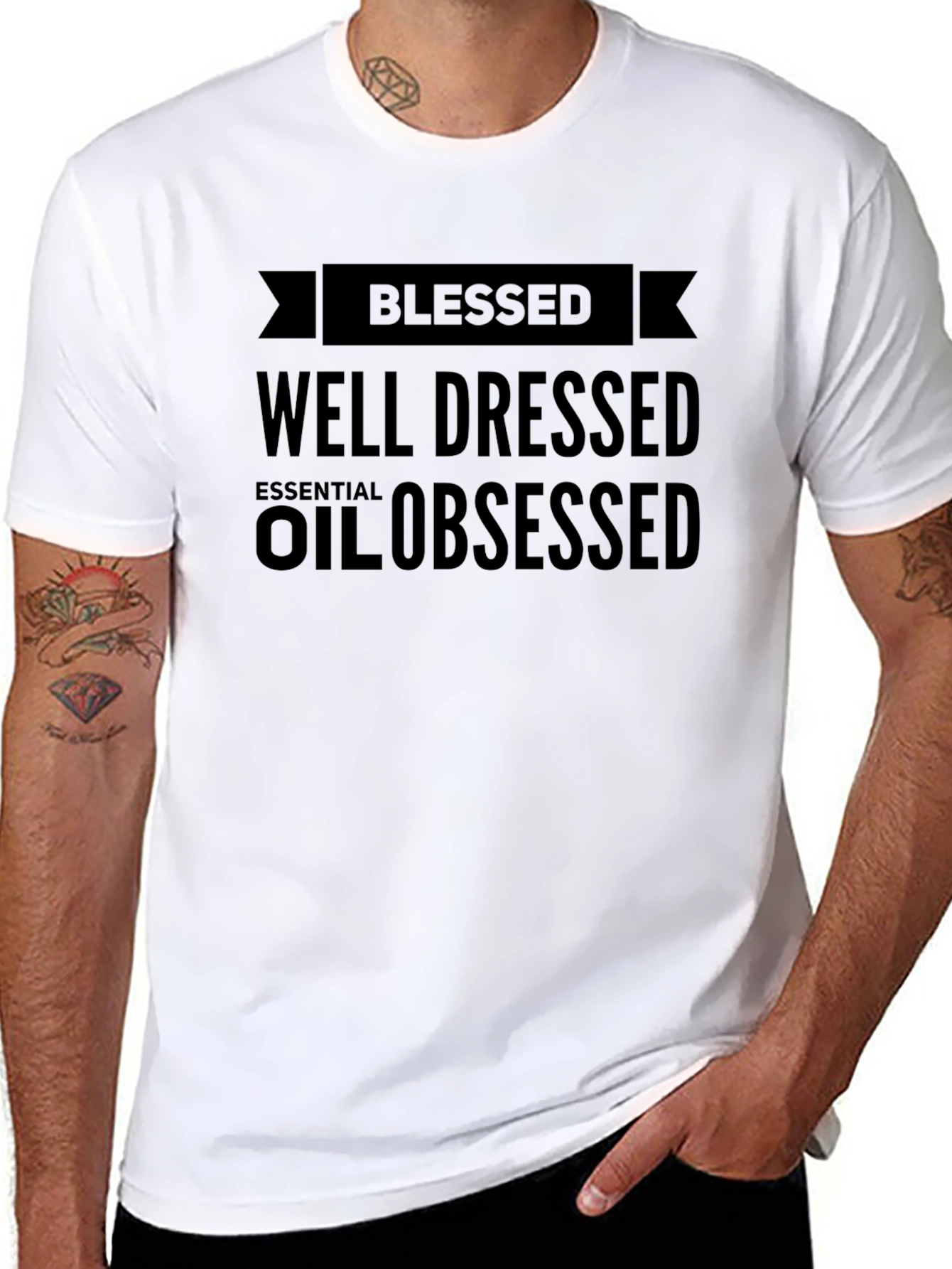 Blessed Well Dressed Essential Oil Obsessed T-Shirt