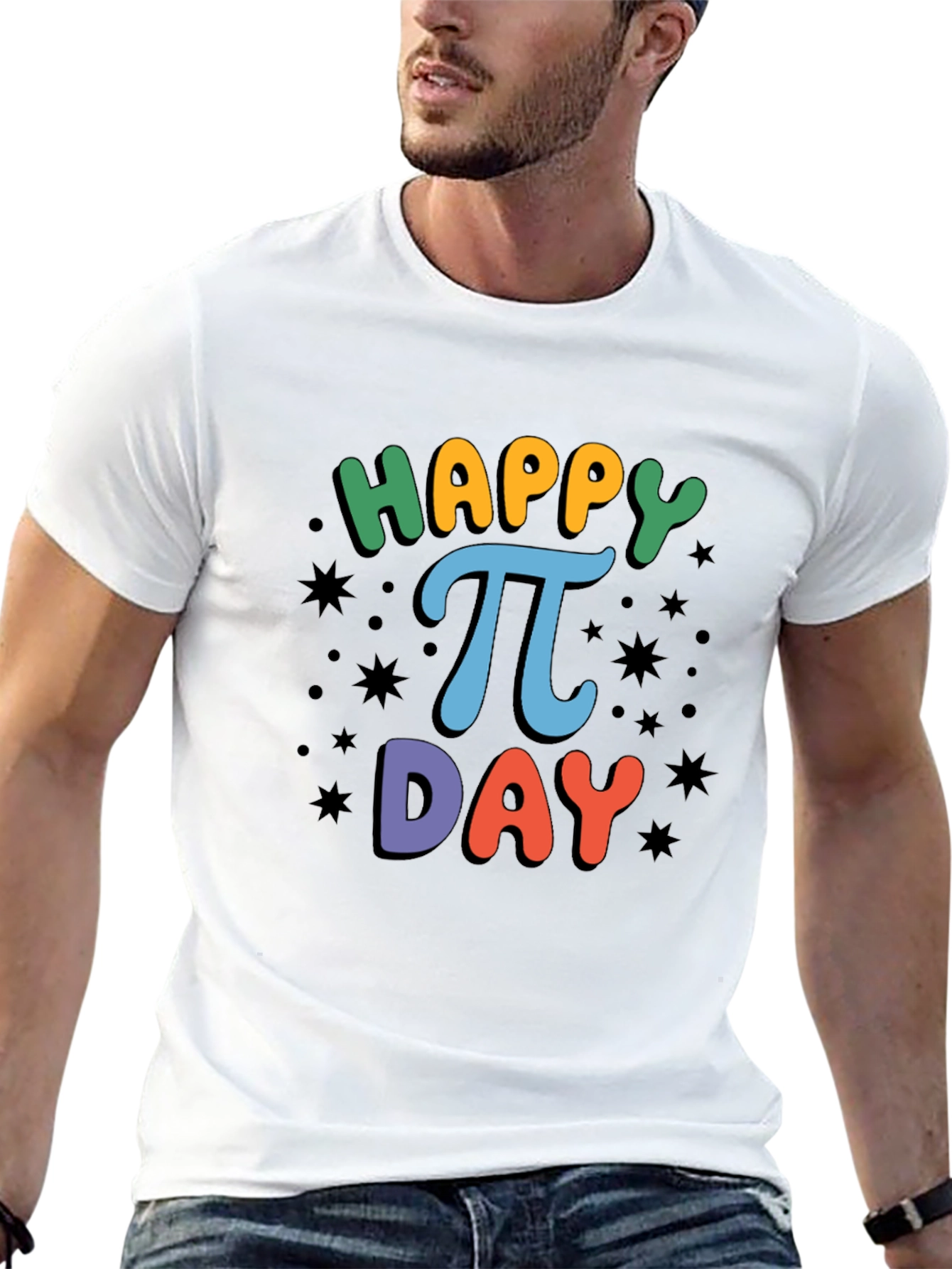 Happy Pi Day T-Shirt Black Cotton Unisex