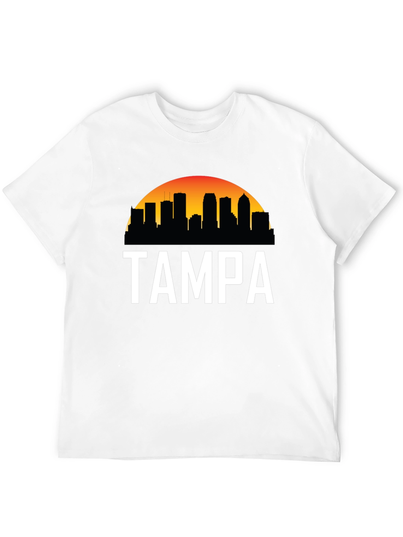 Tampa Skyline Graphic Tee - City Pride Black T-Shirt