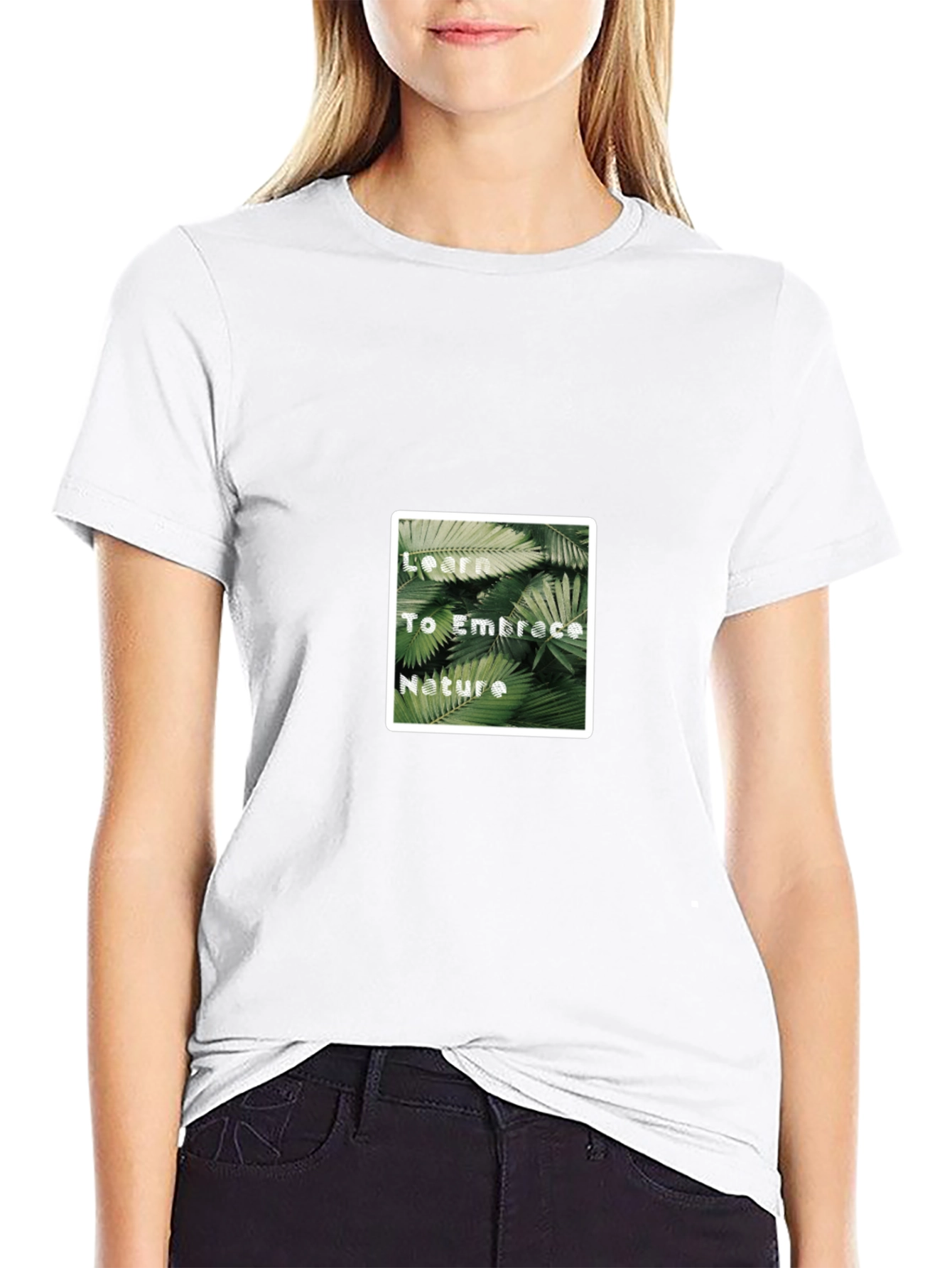 Nature Embrace Black T-Shirt