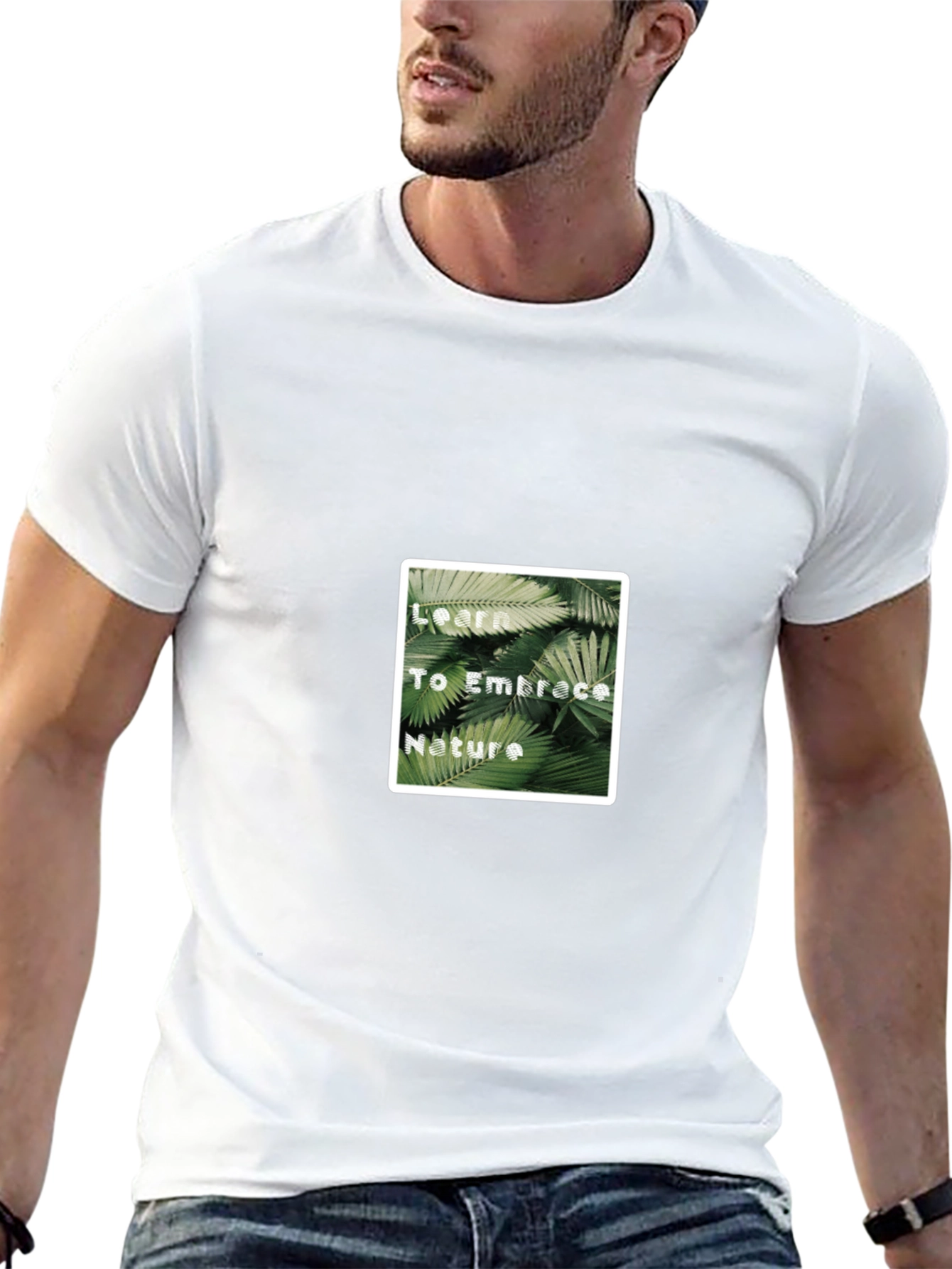 Nature Embrace Black T-Shirt