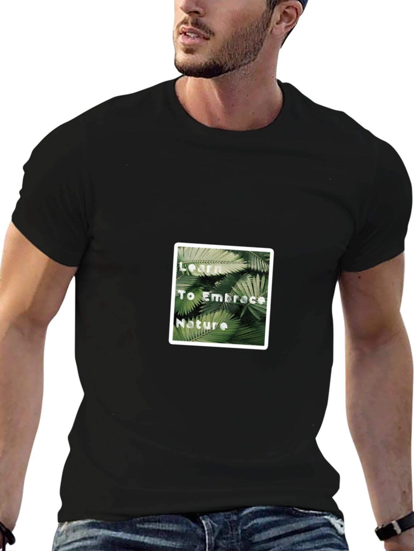 Nature Embrace Black T-Shirt