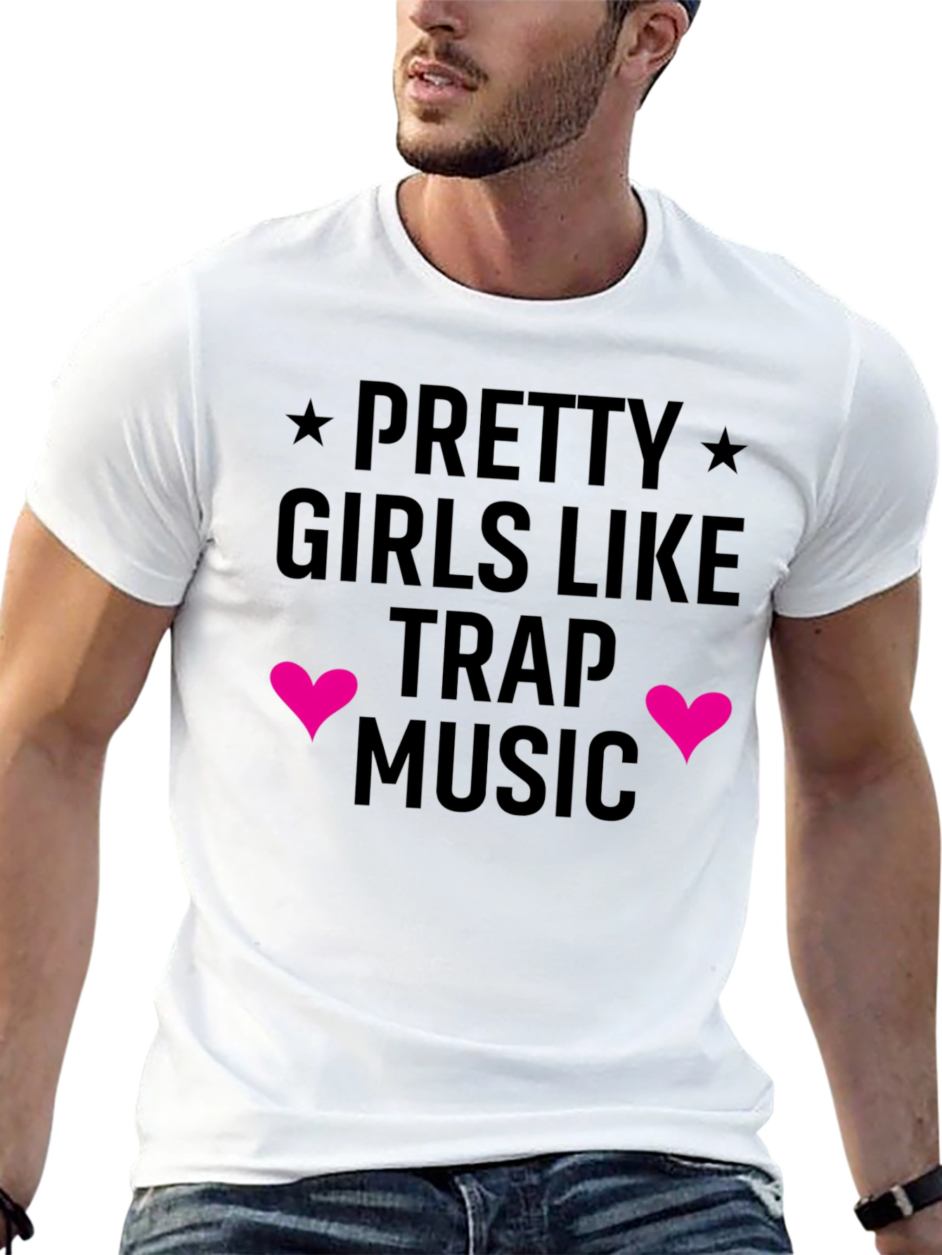 Pretty Girls Like Trap Music Graphic Tee