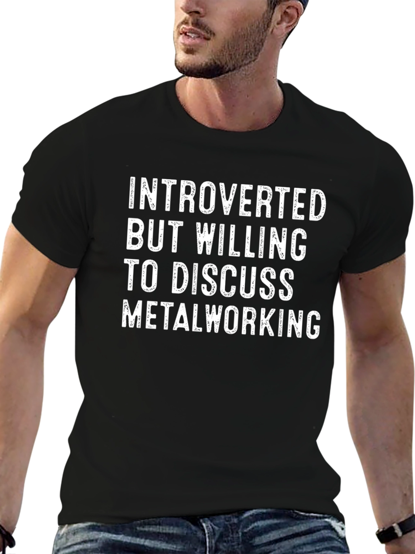 Introverted Metalworking T-Shirt: Funny Hobby Tee