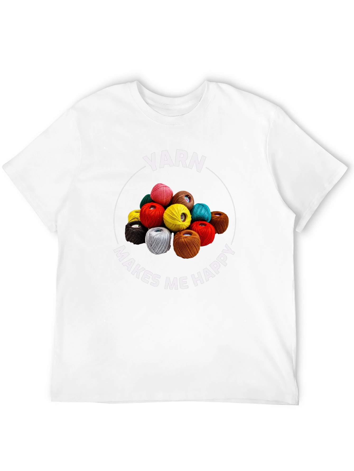Yarn Makes Me Happy Graphic Tee