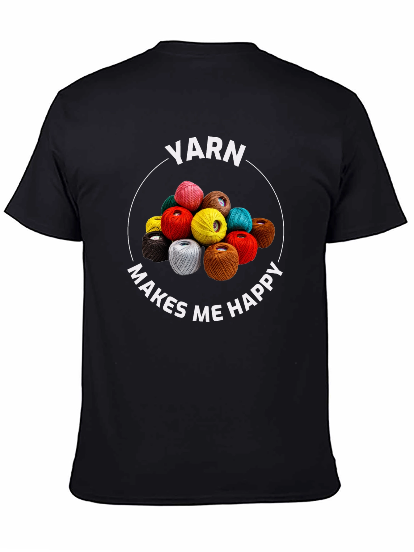 Yarn Makes Me Happy Graphic Tee
