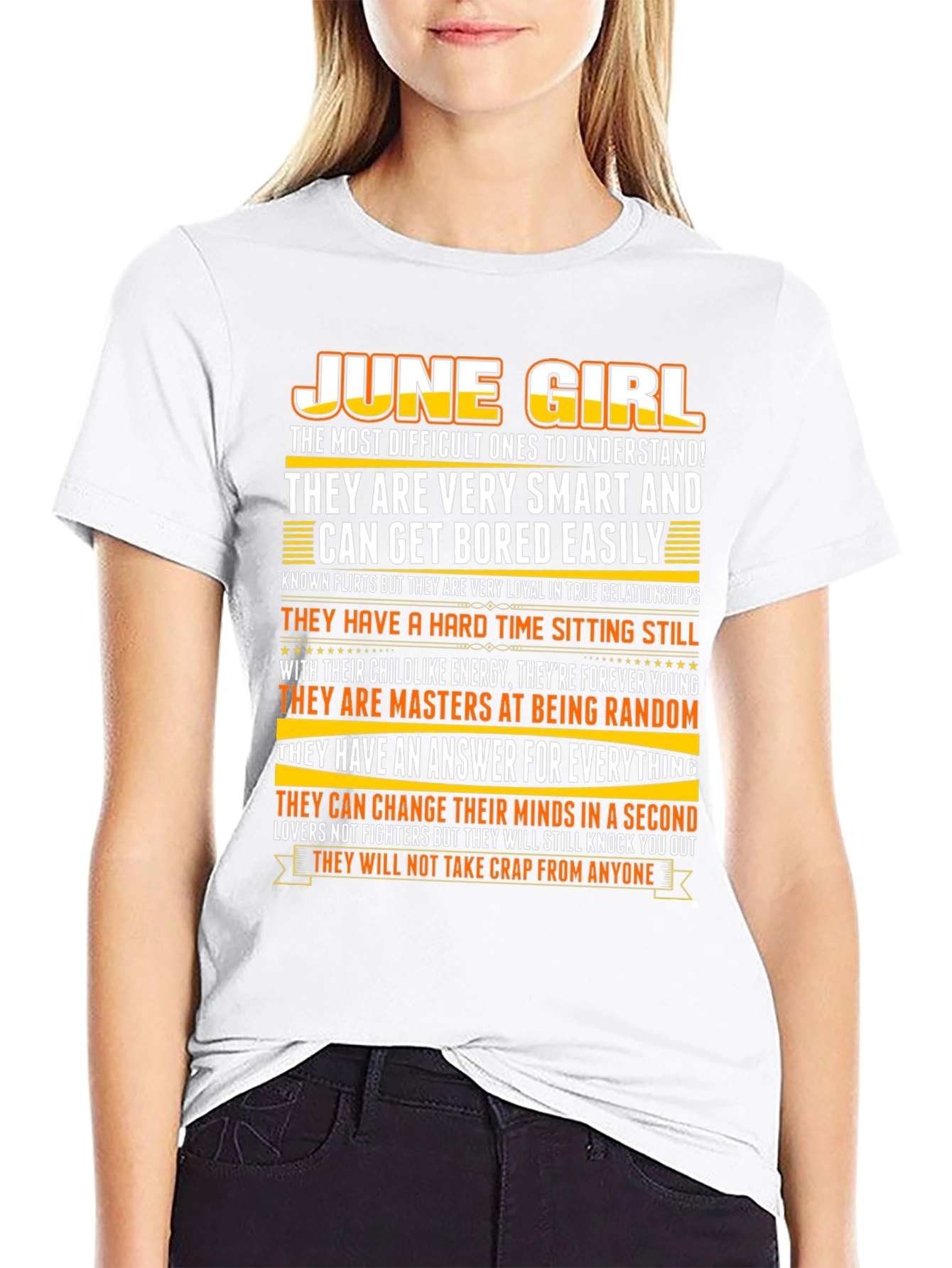 June Girl T-Shirt - Smart Loyal and Unique