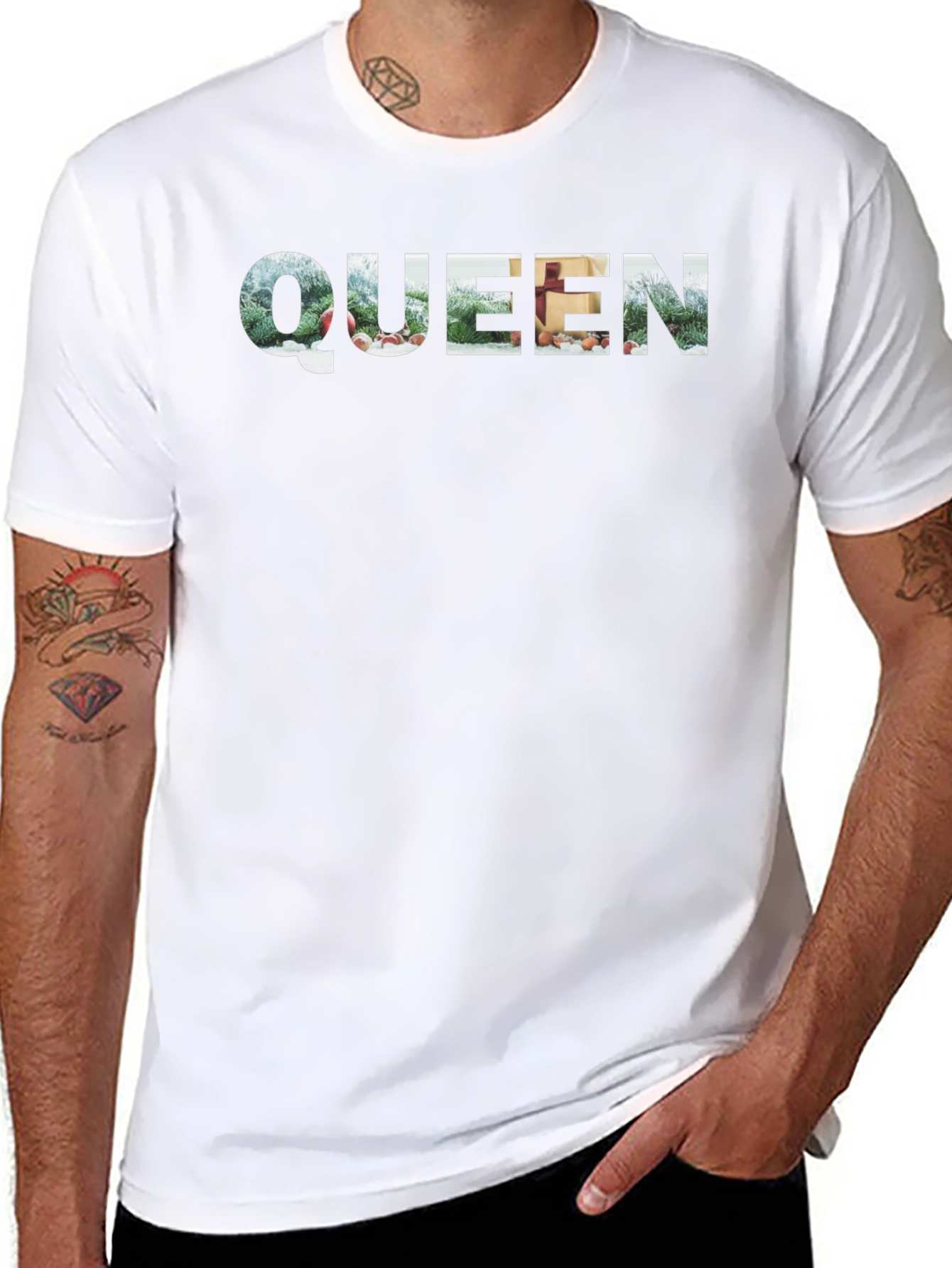 Queen Winter Holiday Graphic T-Shirt