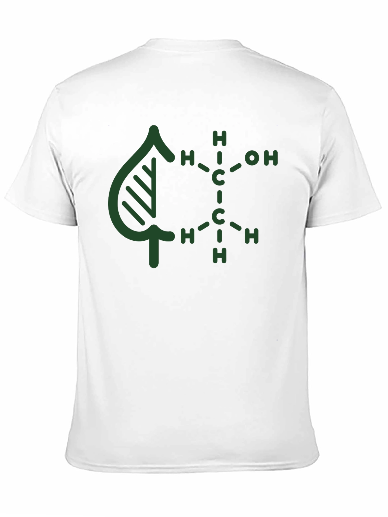 Nature Molecule Graphic Tee - Black Cotton Blend