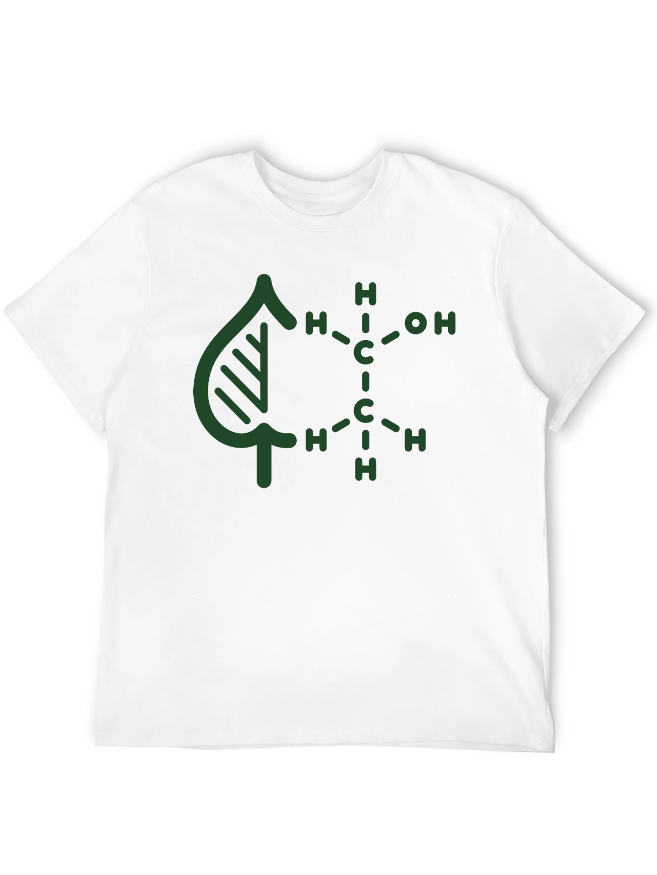 Nature Molecule Graphic Tee - Black Cotton Blend