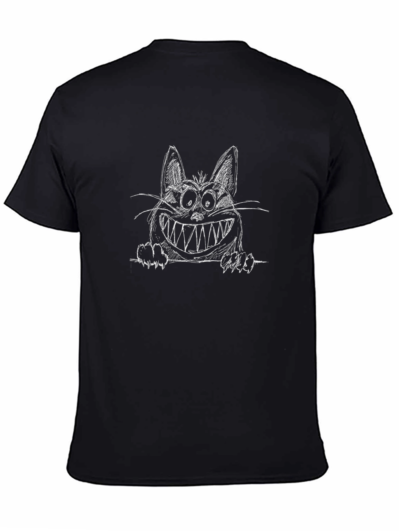 Grinning Cheshire Cat T-Shirt - Whimsical Tee