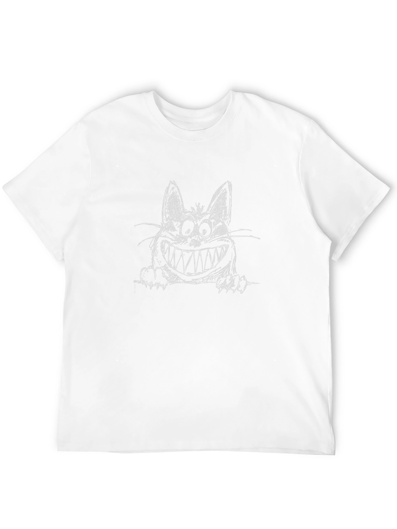 Grinning Cheshire Cat T-Shirt - Whimsical Tee
