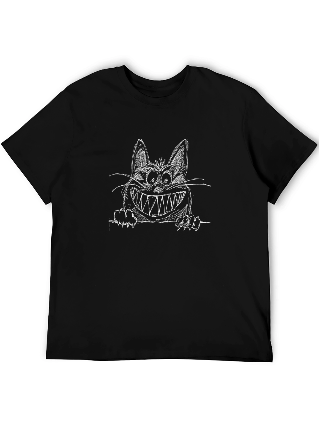 Grinning Cheshire Cat T-Shirt - Whimsical Tee