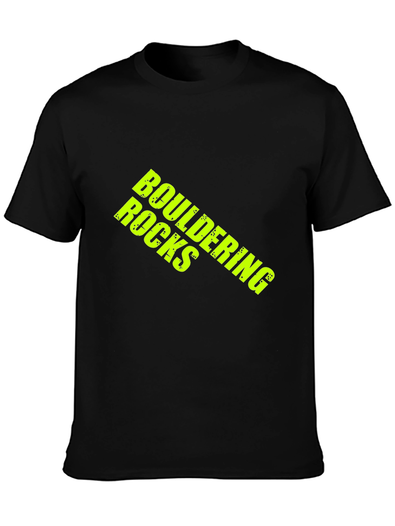 Bouldering Rocks T-Shirt - Black
