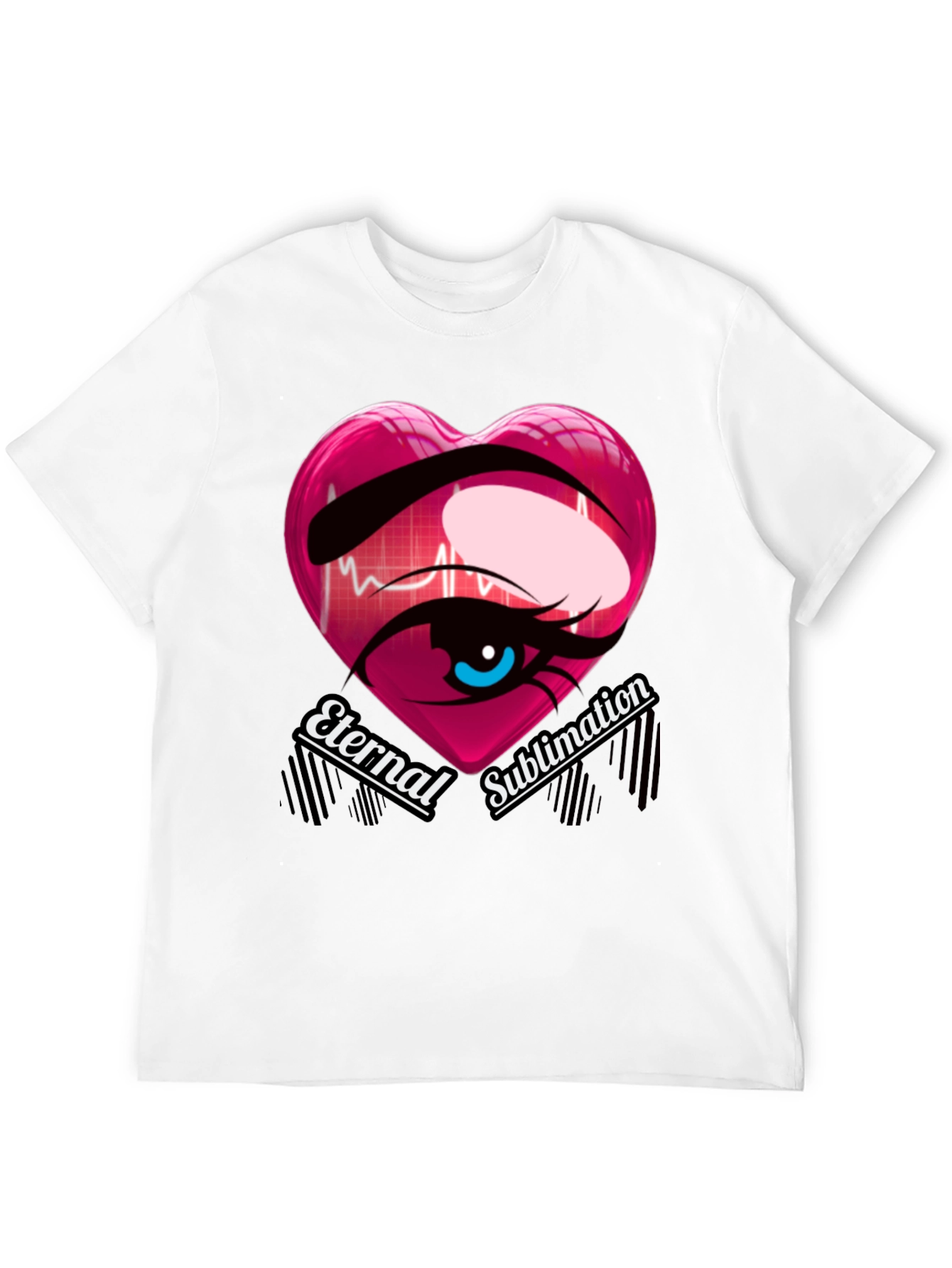 Eternal Sublimation Heart Eye T-Shirt
