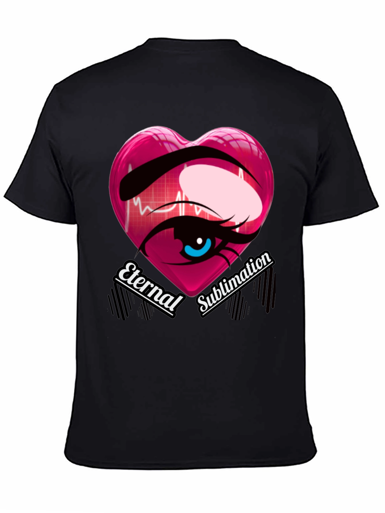 Eternal Sublimation Heart Eye T-Shirt