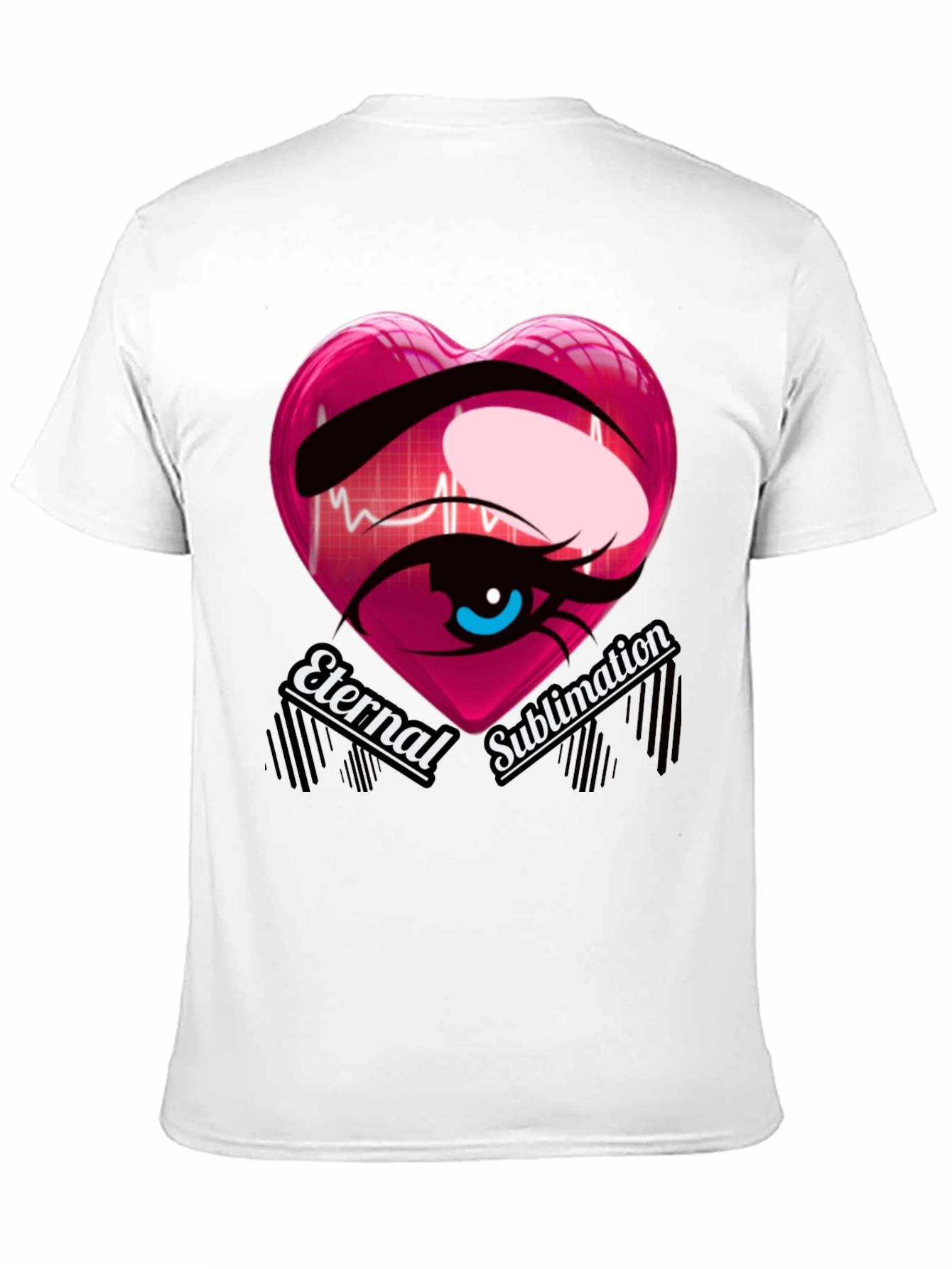 Eternal Sublimation Heart Eye T-Shirt