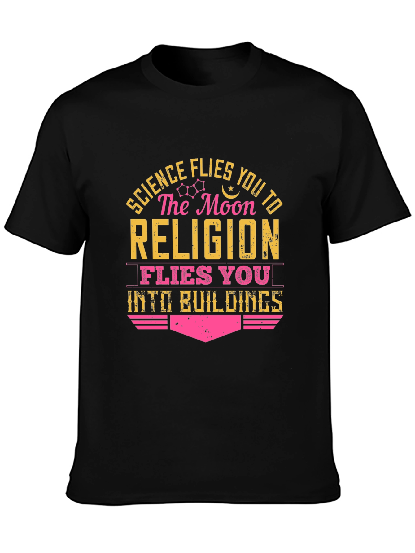 Science vs Religion Graphic Tee