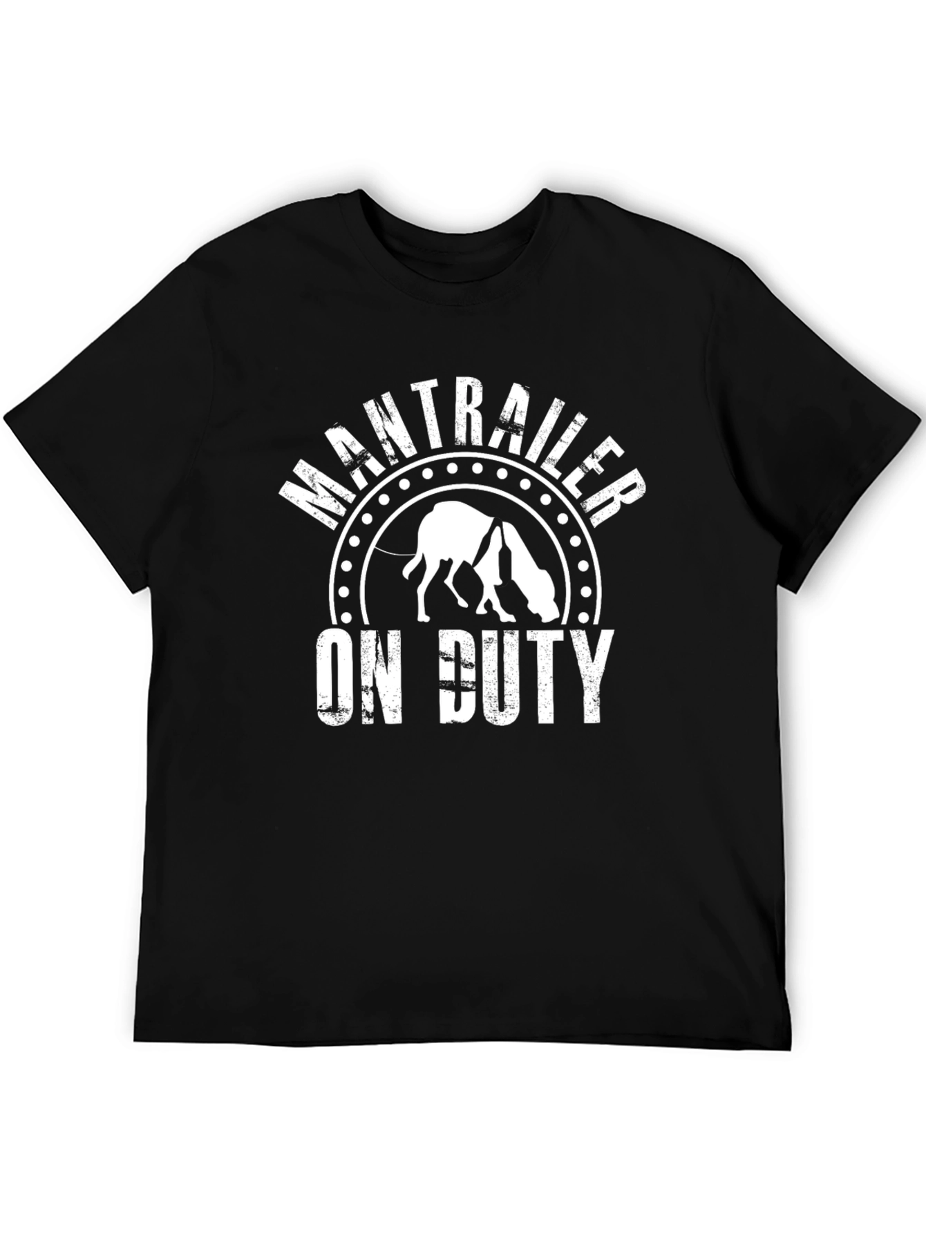 ManTrailer On Duty Graphic Tee - Black