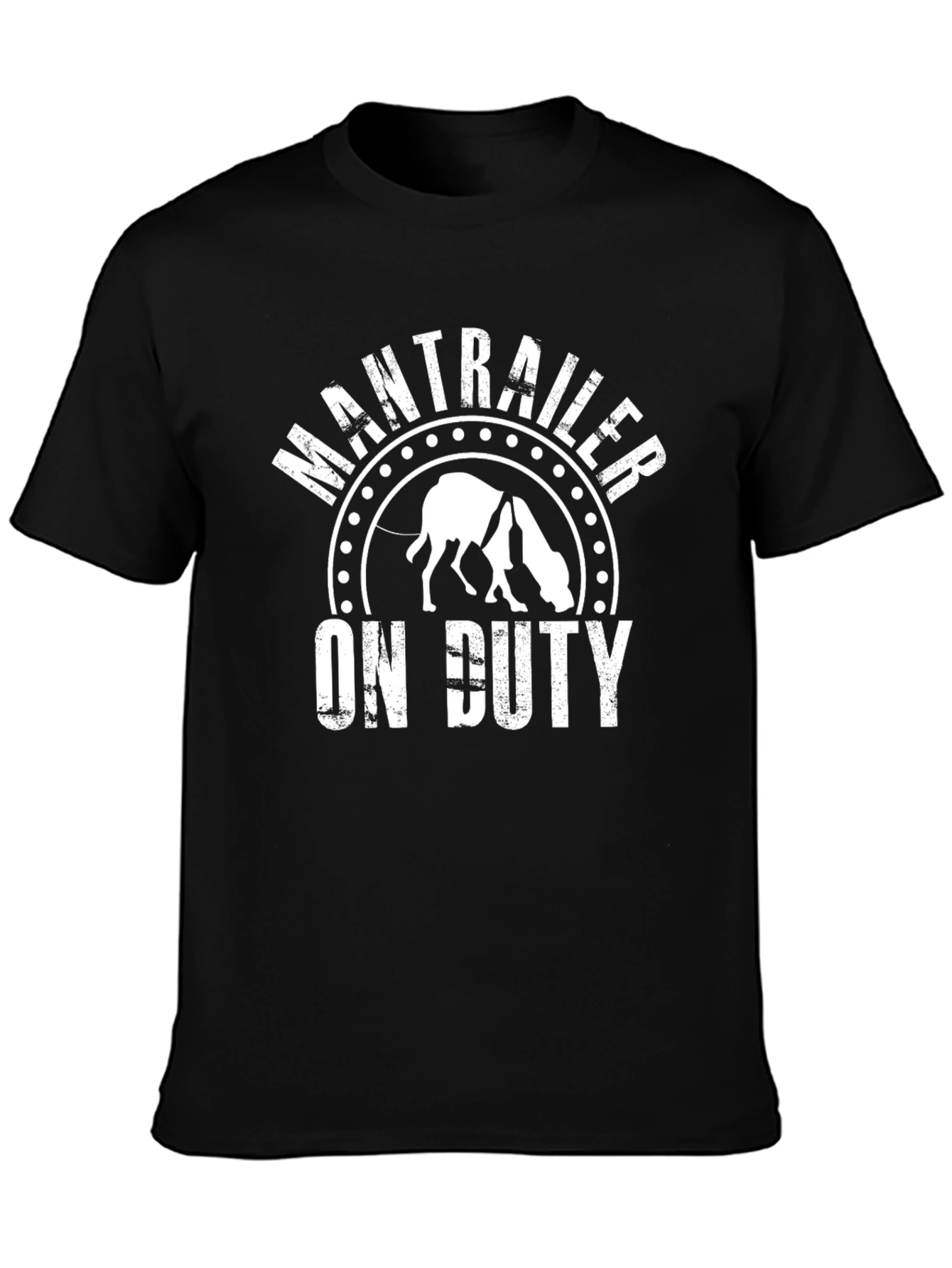 ManTrailer On Duty Graphic Tee - Black