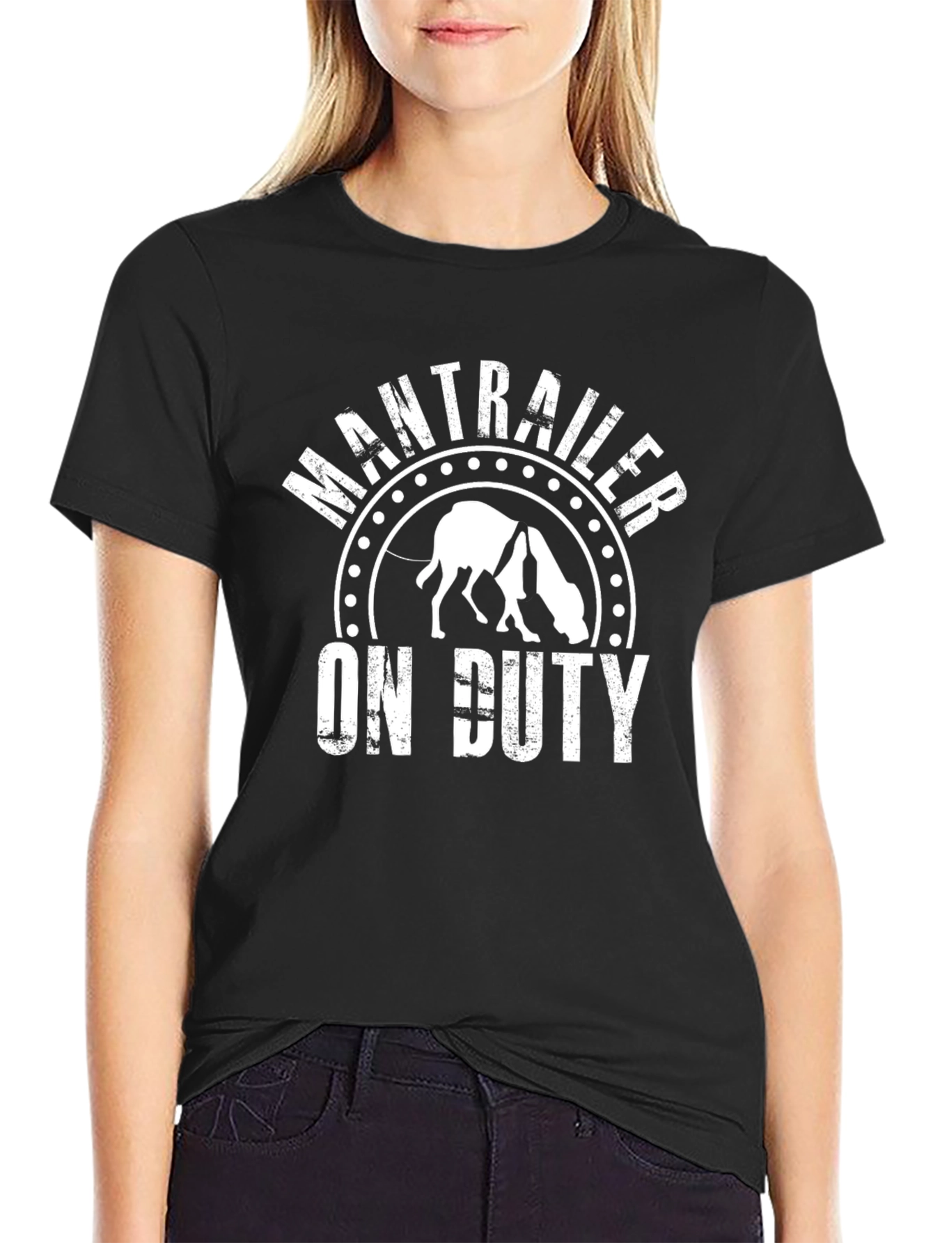 ManTrailer On Duty Graphic Tee - Black
