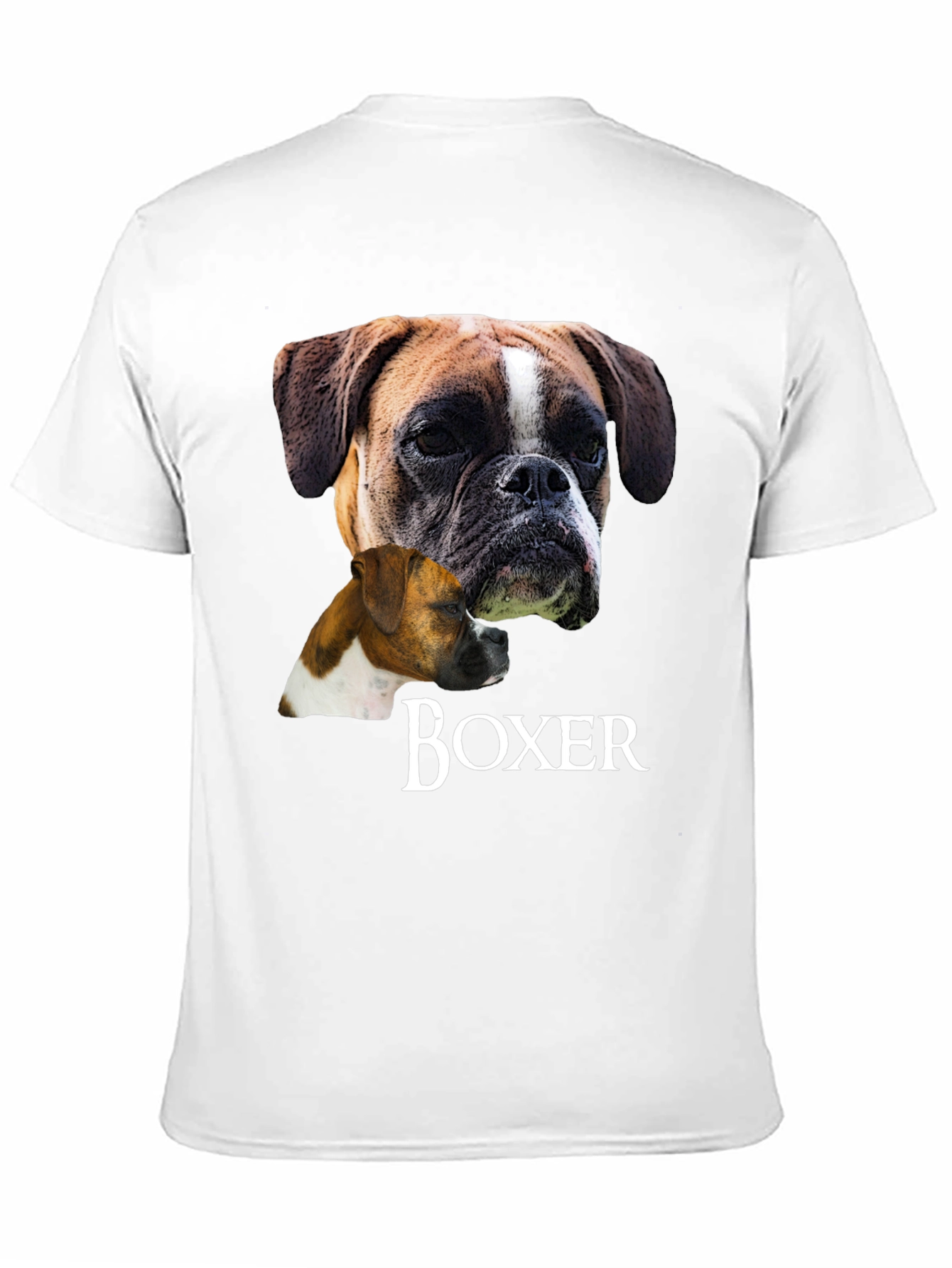 Boxer Dog Graphic T-Shirt - Unisex Black Tee