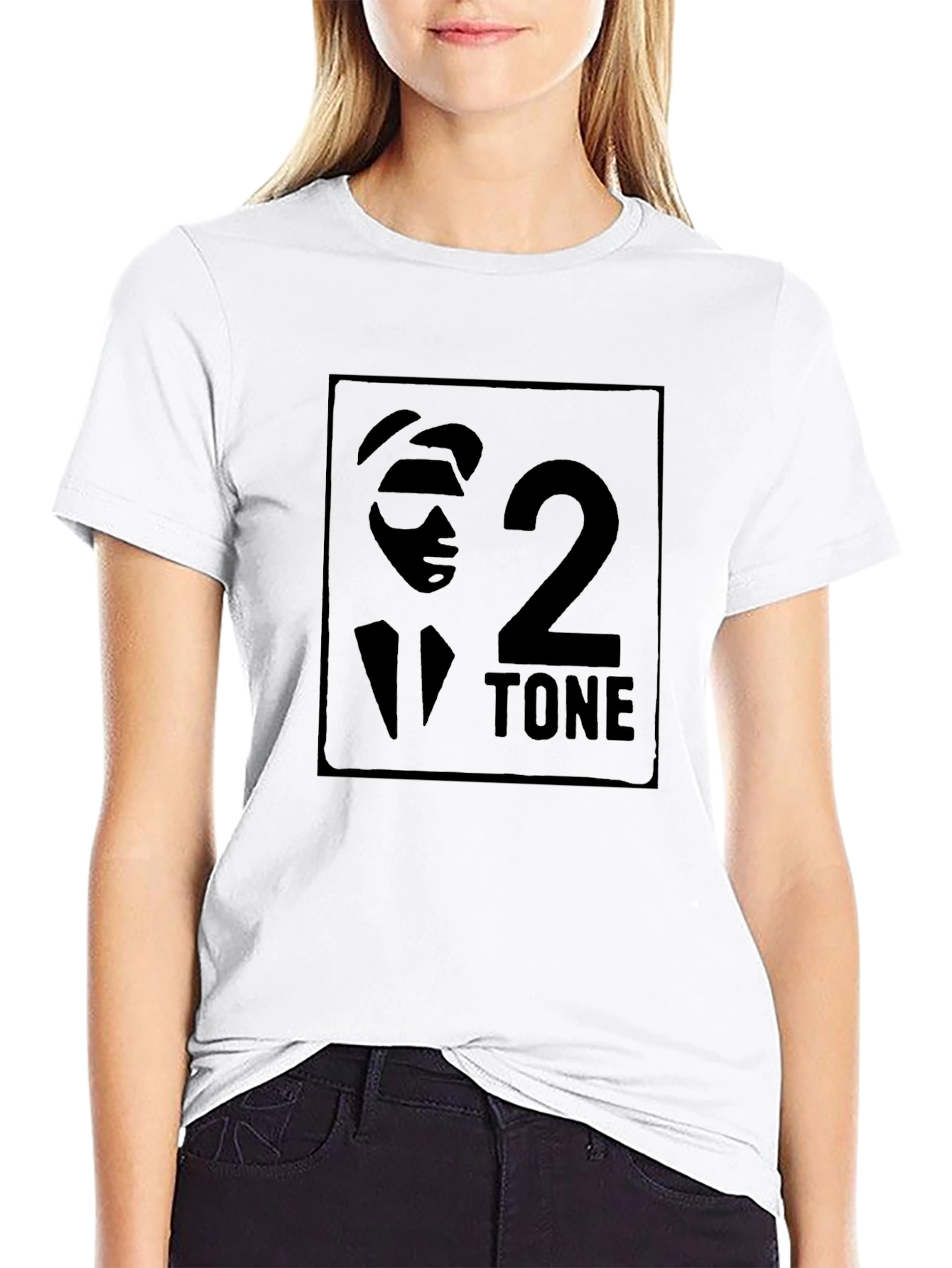 2 Tone Black T-Shirt
