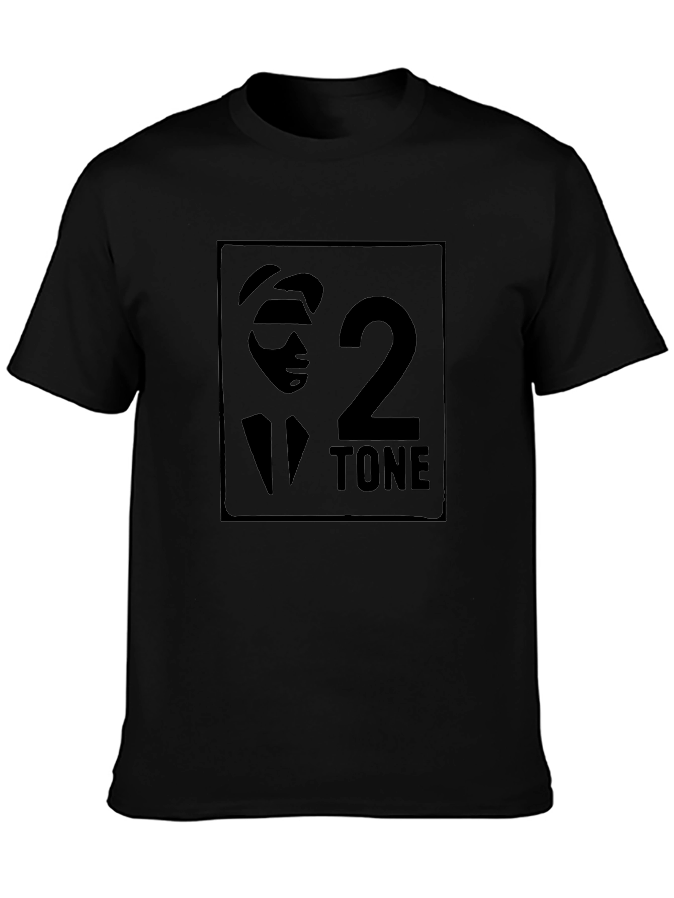 2 Tone Black T-Shirt
