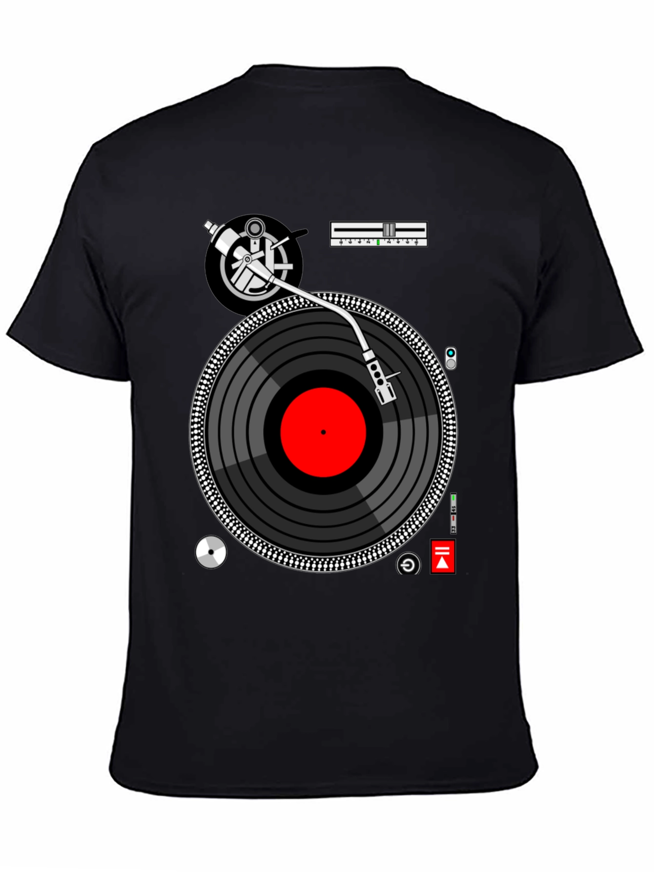 DJ Turntable Graphic T-Shirt