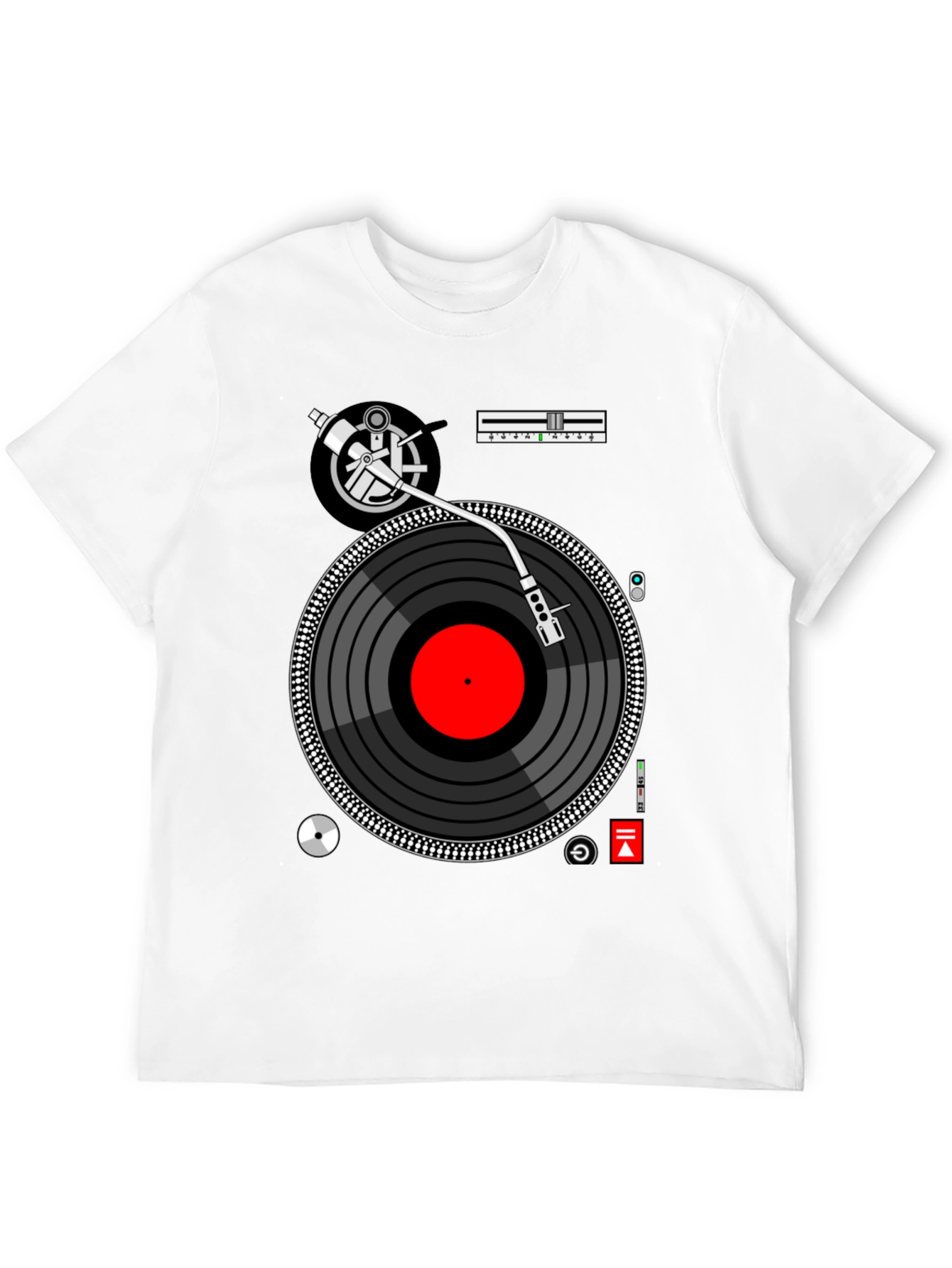 DJ Turntable Graphic T-Shirt