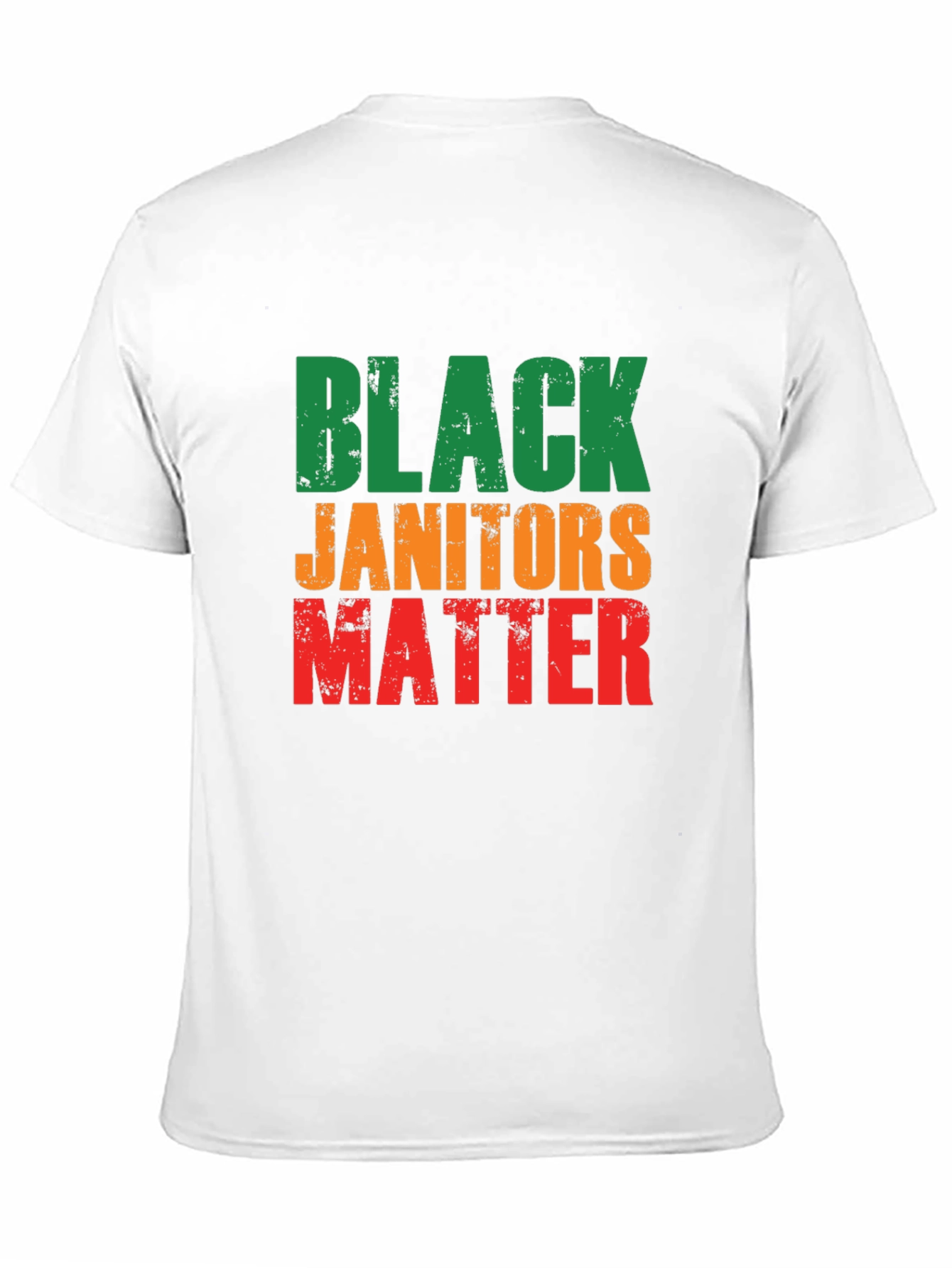 Black Janitors Matter Graphic T-Shirt