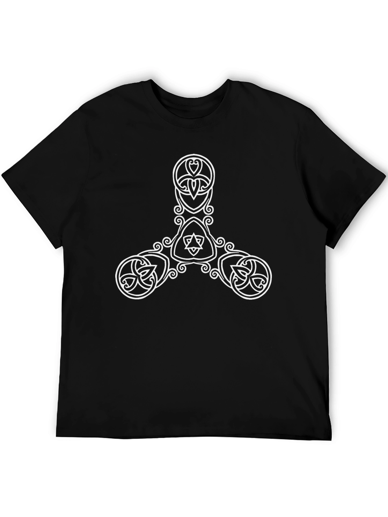 Celtic Knot Design Black T-Shirt