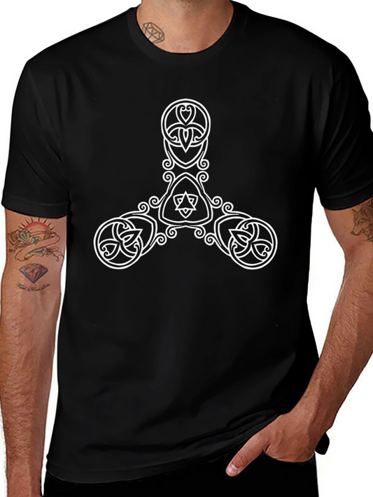 Celtic Knot Design Black T-Shirt