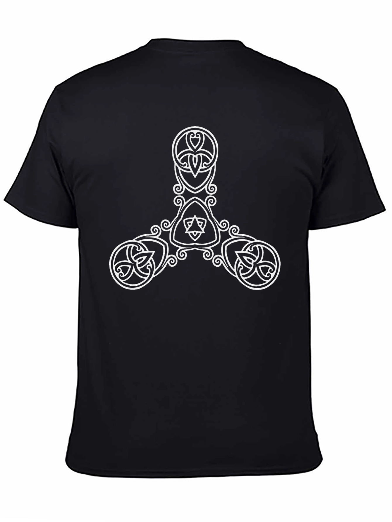 Celtic Knot Design Black T-Shirt