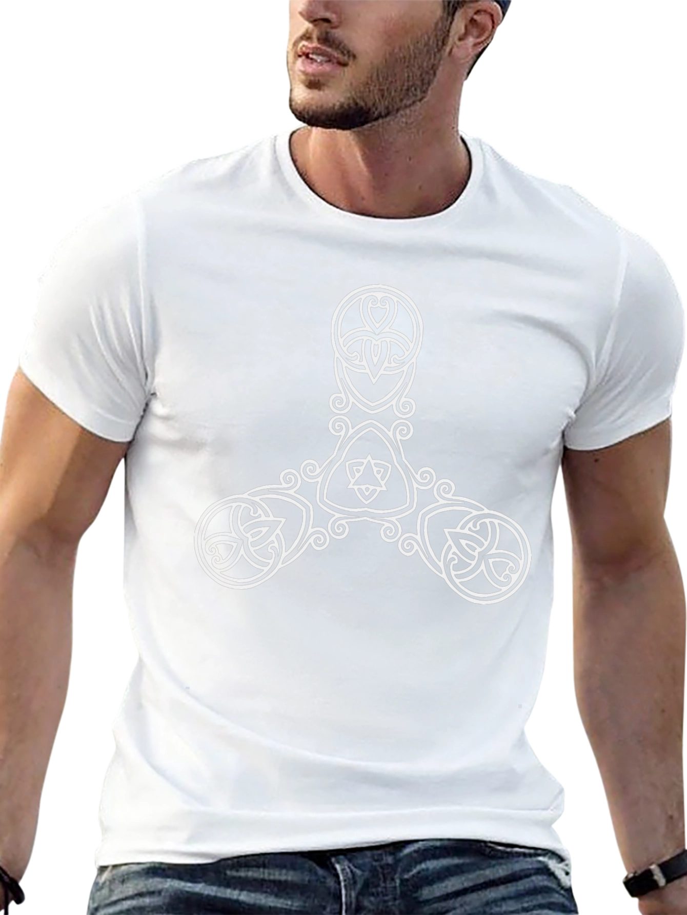 Celtic Knot Design Black T-Shirt
