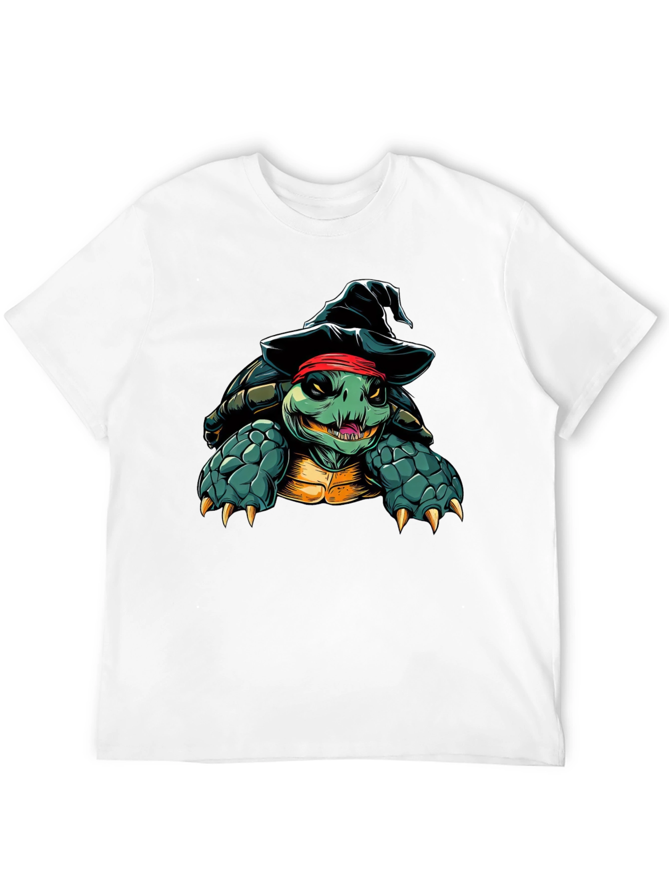 Pirate Turtle Black T-Shirt