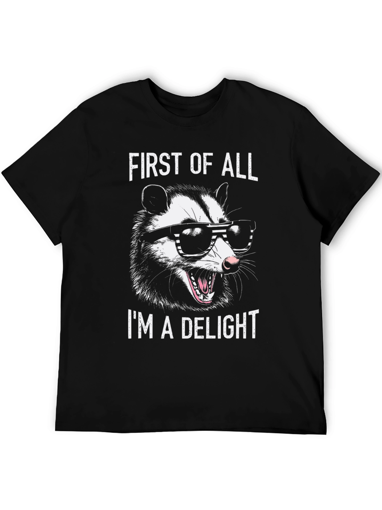 First of All Im a Delight Opossum Graphic Tee