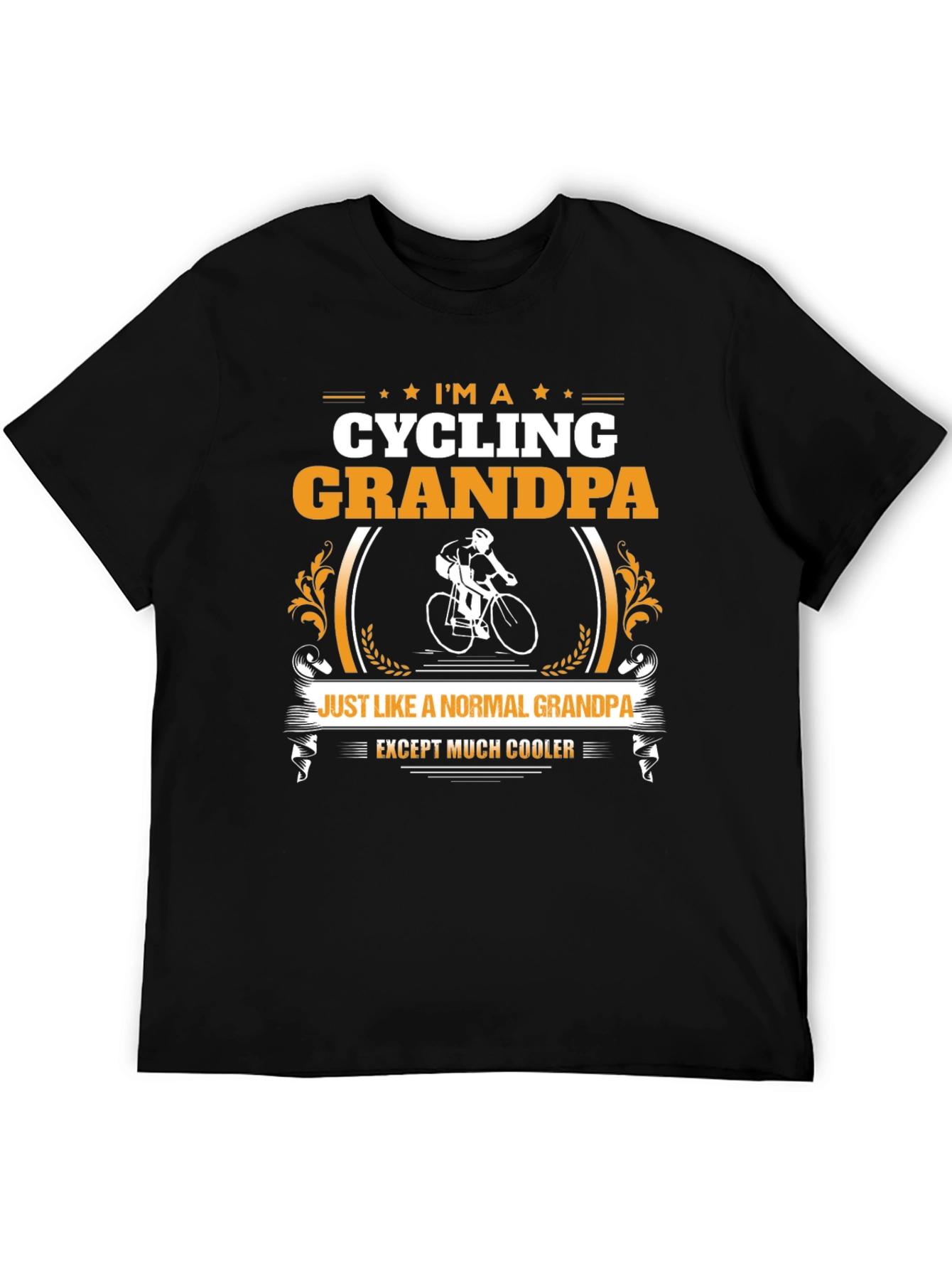 Cycling Grandpa T-Shirt - Cool Biker Grandfather Tee