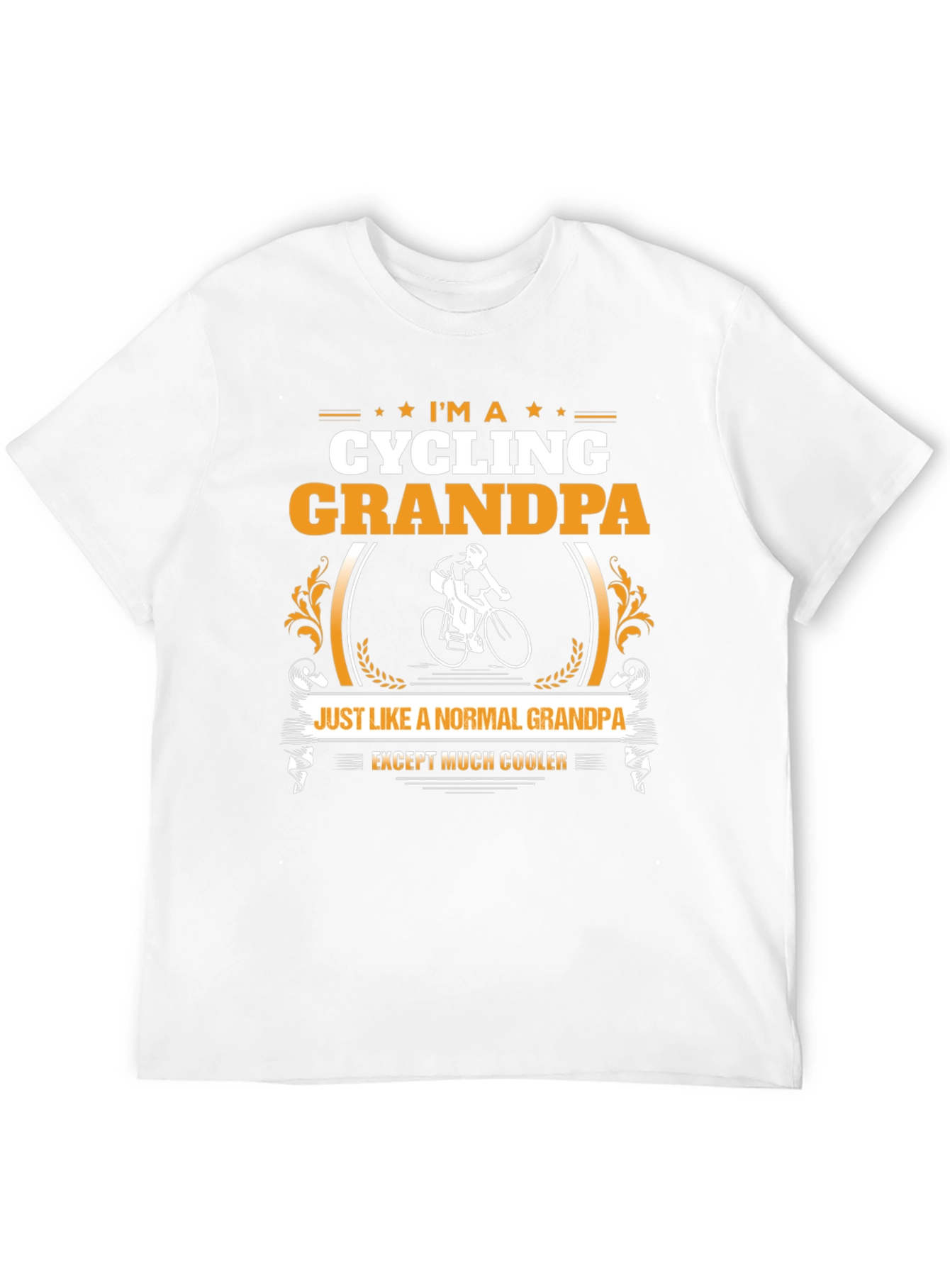 Cycling Grandpa T-Shirt - Cool Biker Grandfather Tee